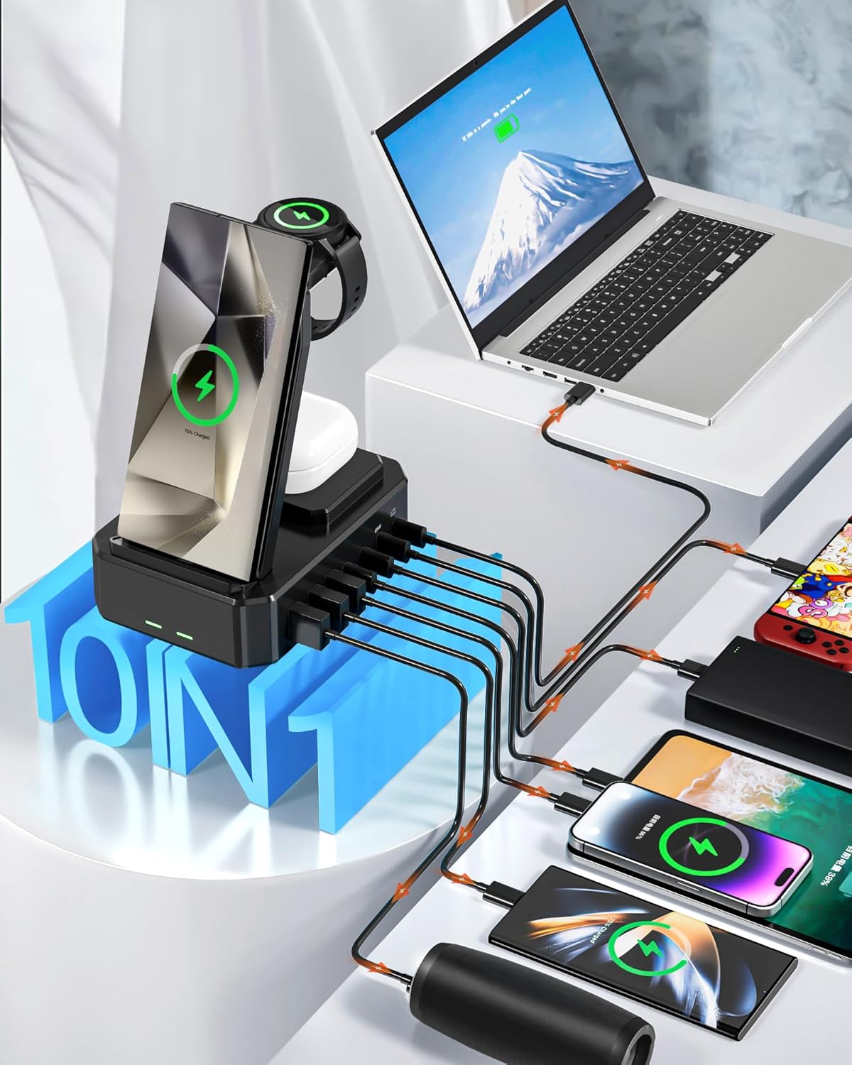 Thumbnail 5 de 10-in-1 300W Wireless Charger for Samsung