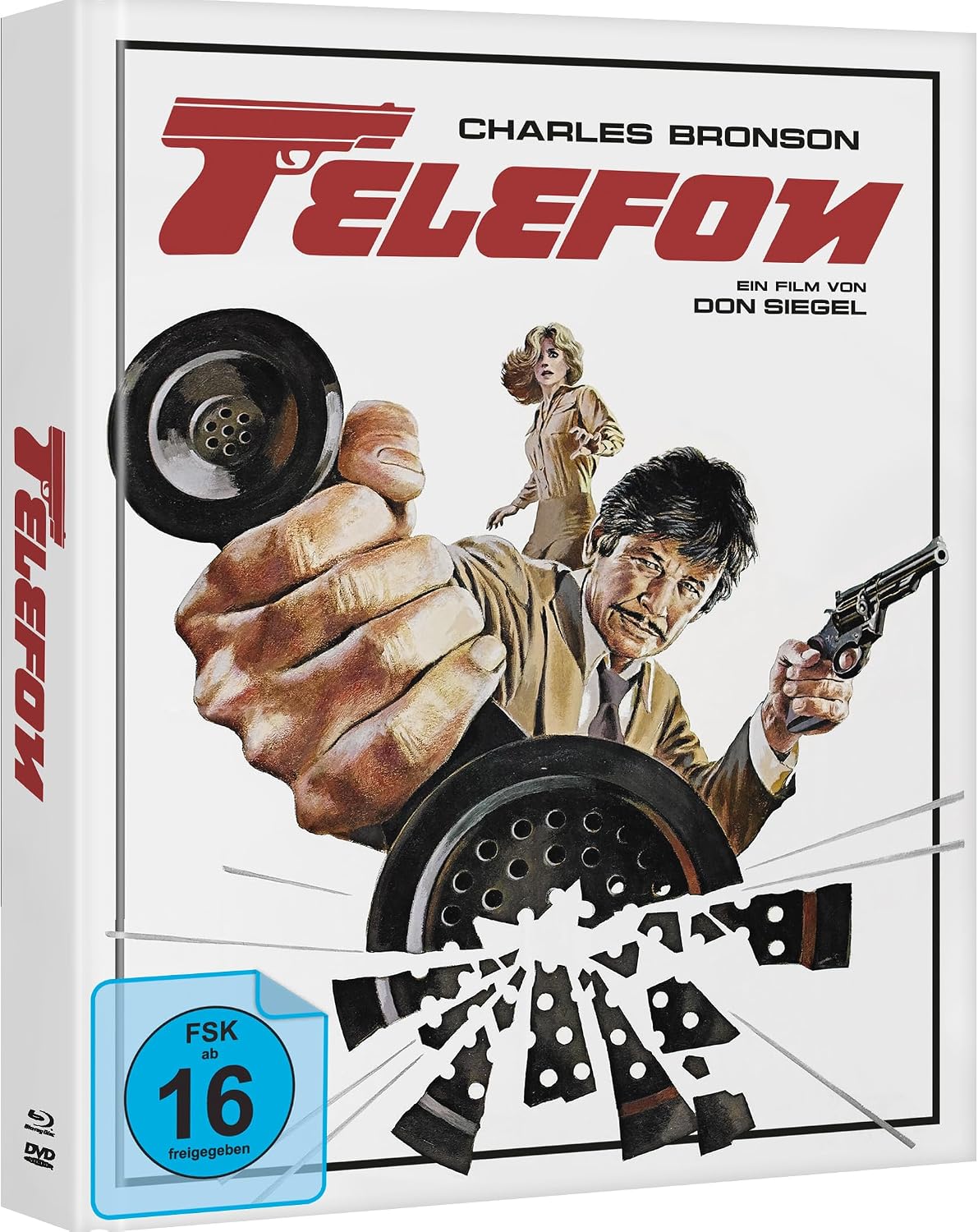 Detalle 2 de Telefon – Mediabook (Blu-ray+DVD), spionagethriller met Charles Bronson