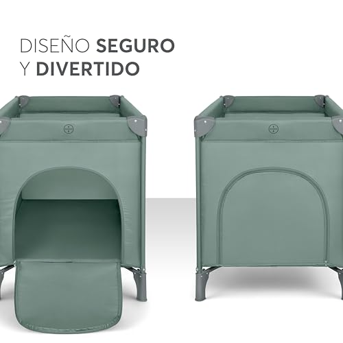 Thumbnail 8 de kikka boo KikkaBoo Cuna de Viaje SO Gifted 2026 (120x60 cm), parque plegable con bolsa y ventanas de malla