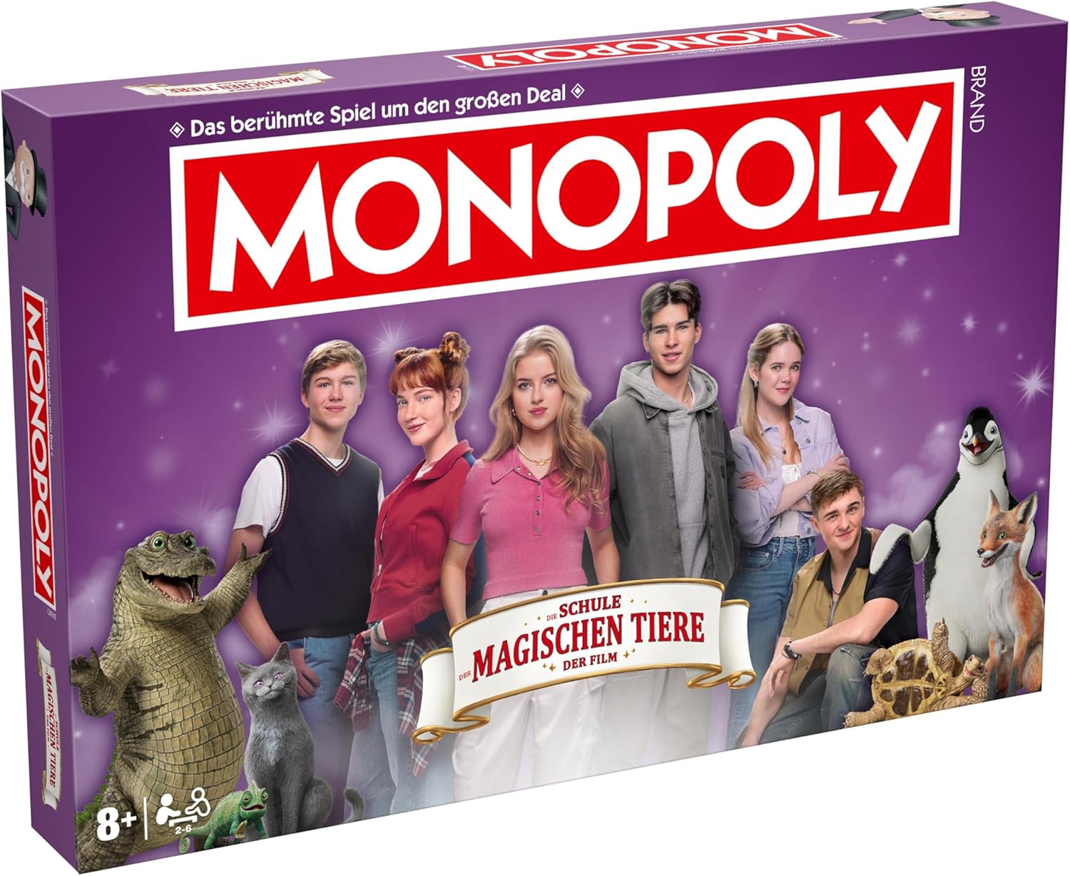Detalle de Winning Moves Monopoly Die Schule der magischen Tiere Edition – Monopoly Spiel für Fans