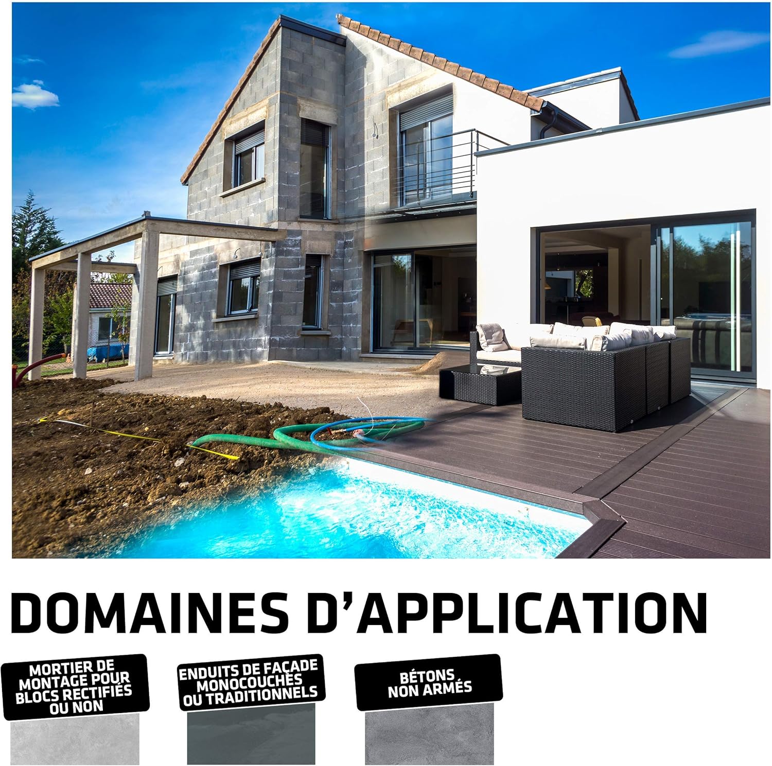 Thumbnail 3 de SikaCem Accélérateur Façade Transparent – Accélérateur de prise 20 L pour enduits, mortiers de montage et bétons