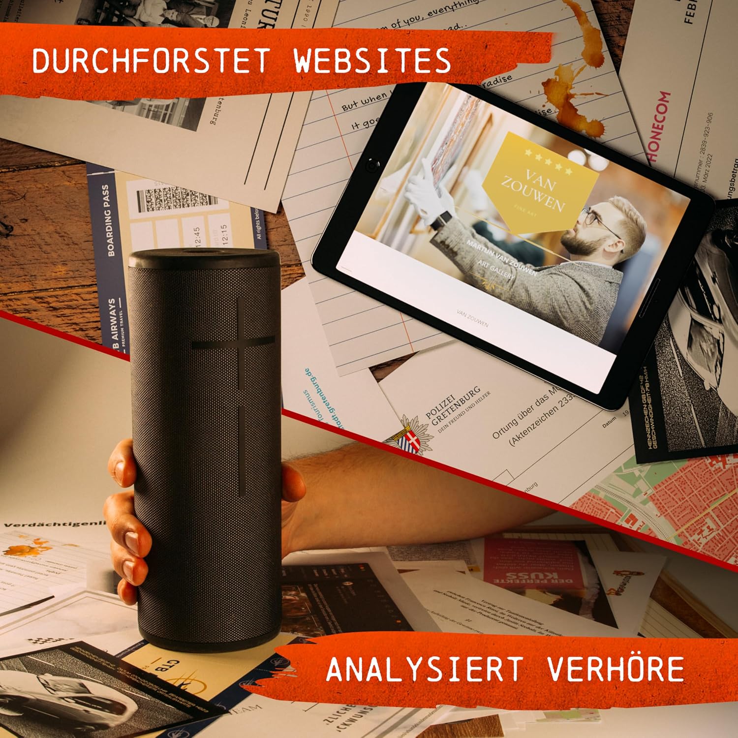 Detalle 2 de CRIMECASES Tatort: Kunstfehler Krimispiel für Erwachsene