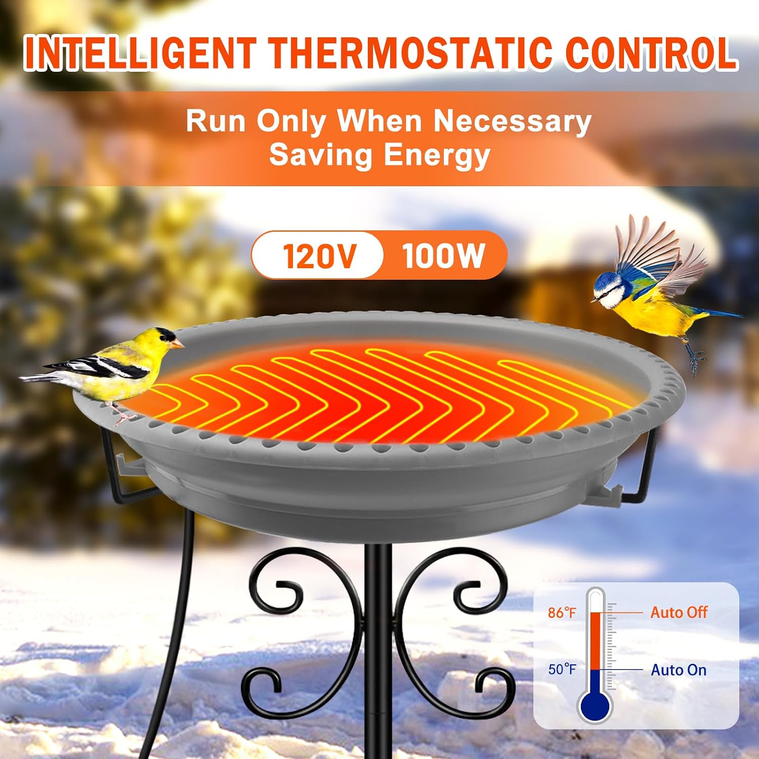 Thumbnail 2 de Heated Bird Bath