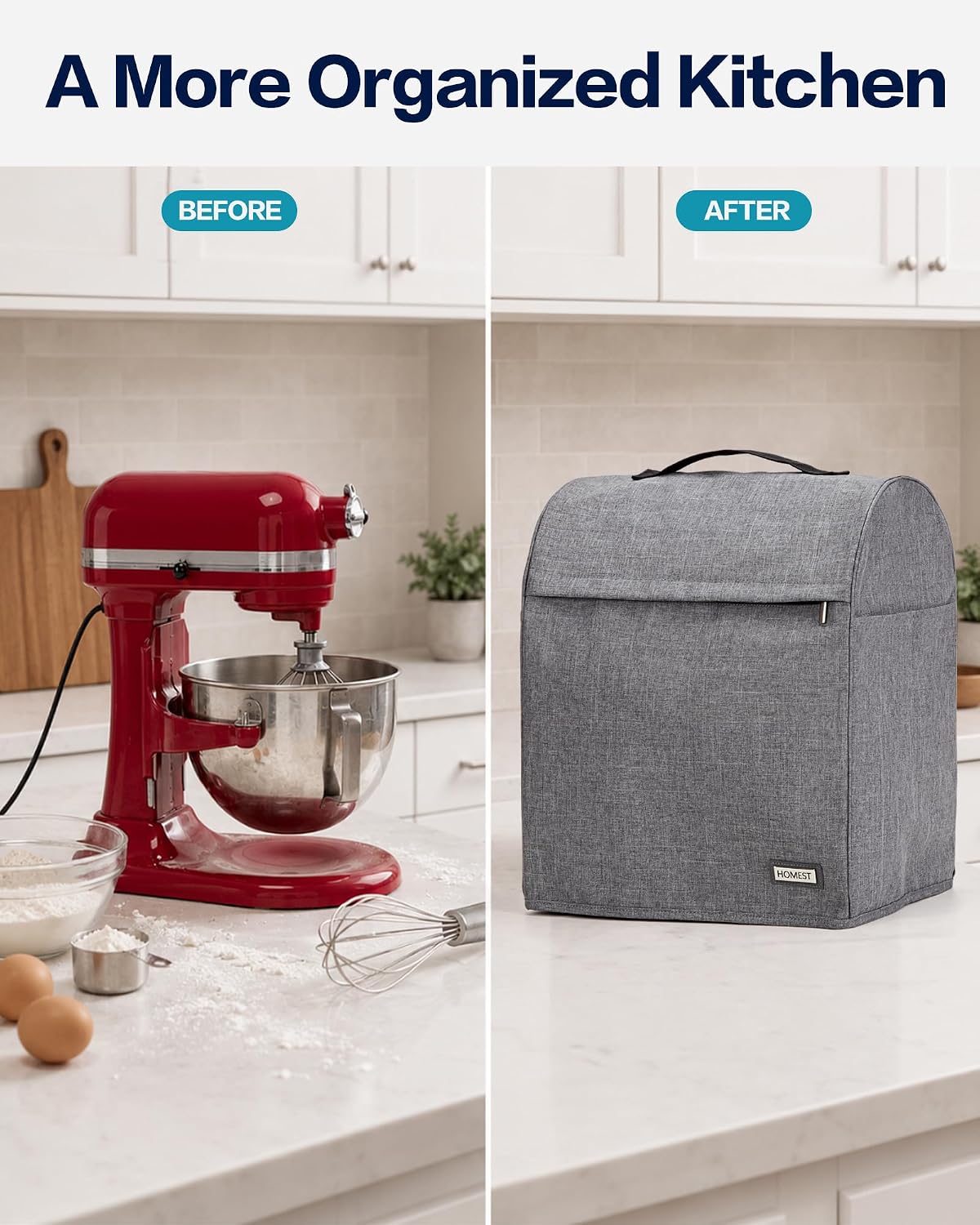 Thumbnail 6 de HOMEST Stand Mixer Dust Cover, 6/7/8 Quart