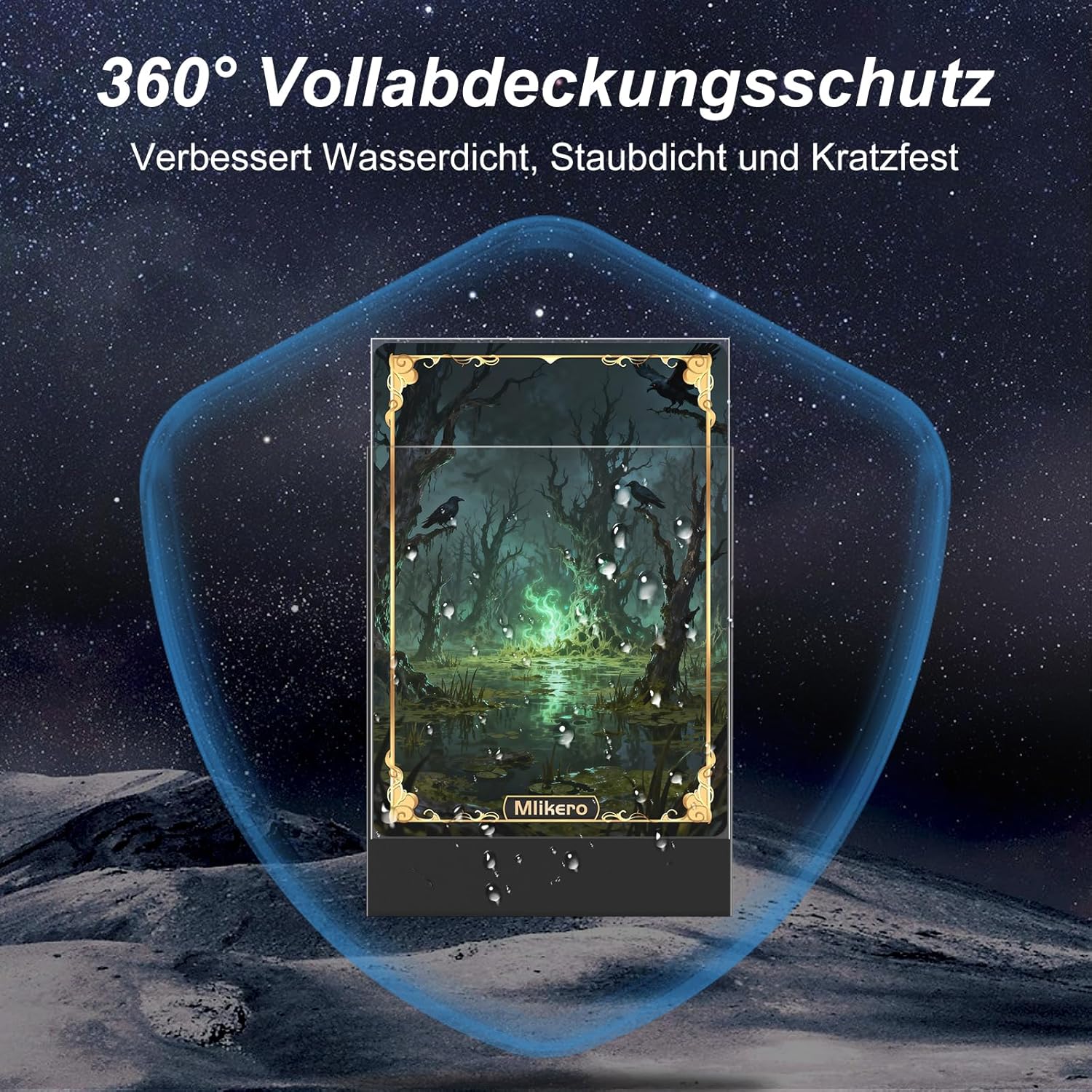 Detalle 2 de Mlikero 600 Kartenhüllen für Doppelhüllen – Innenhüllen für 64 x 89 mm (MTG, TCG, Fußballkarten & Sportkarten)