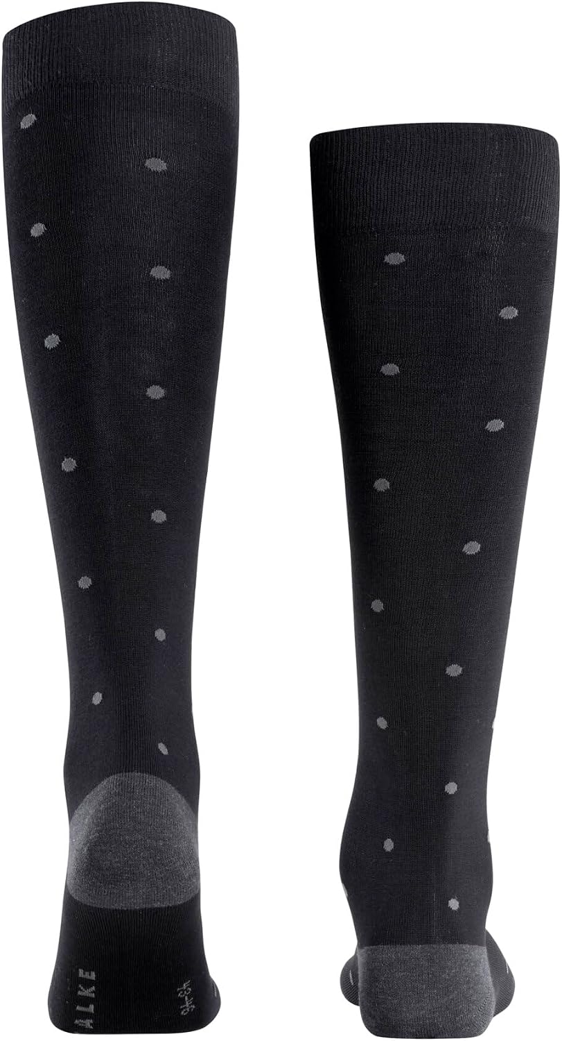 Detalle 2 de FALKE Men's Dot Knee-High Socks – Breathable Mercerised Cotton with Reinforced Comfort