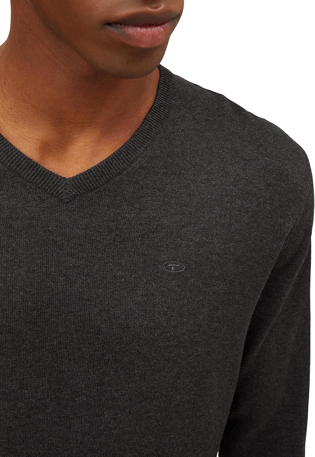 Thumbnail 6 de TOM TAILOR Herren-Strickpullover mit V-Ausschnitt aus Baumwolle