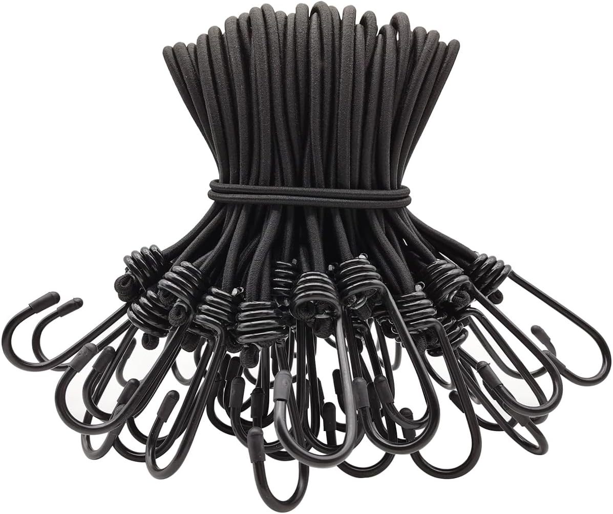 Thumbnail 5 de BINCKIN Spanngummi mit Haken, 20 cm (12 Stück) – Gummispanner für Planen, Netze & Poolabdeckung