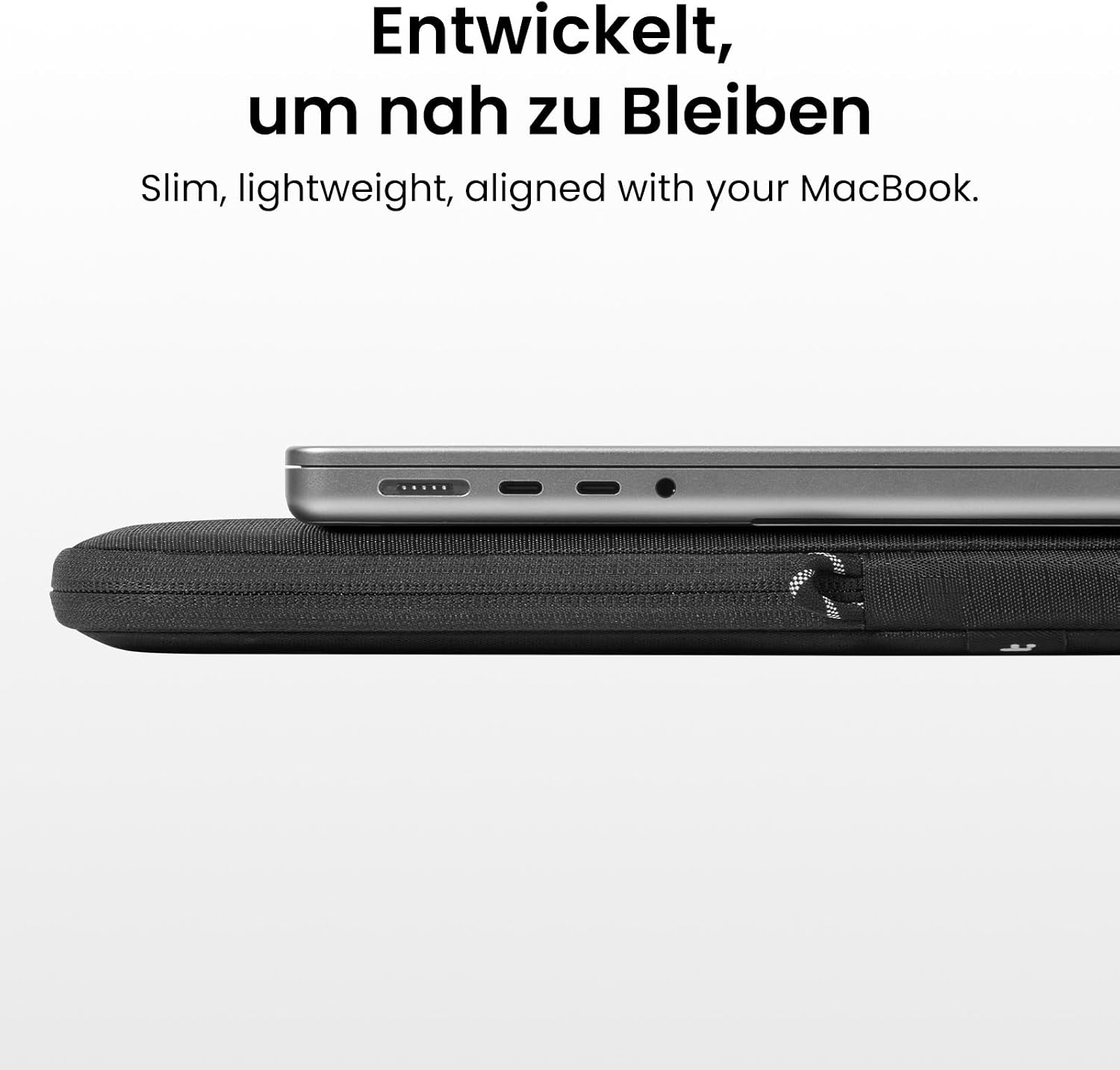 Detalle 2 de tomtoc 360° Slim Laptophülle für 14-Zoll MacBook Pro M5/M4/M3/M2/M1 (2021–2026) mit CornerArmor