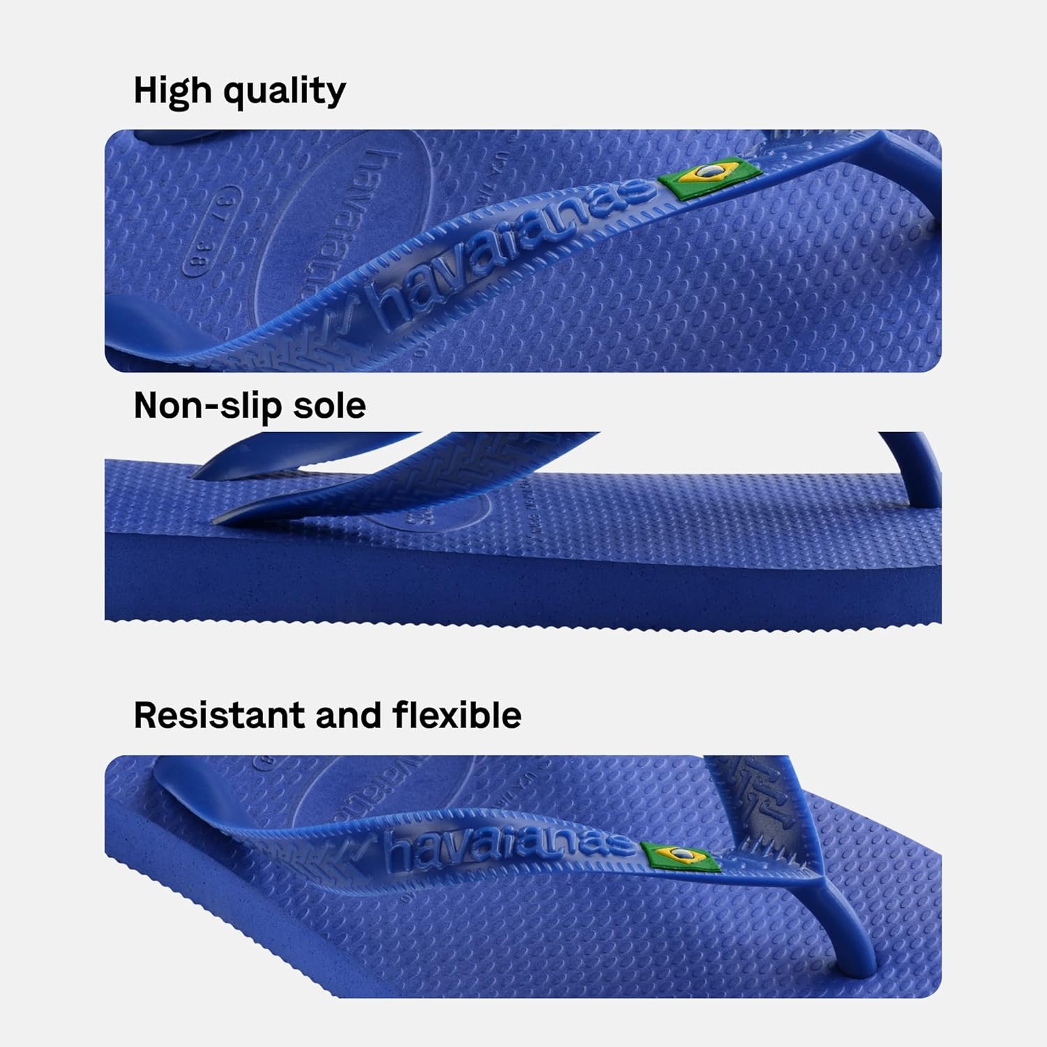 Thumbnail 3 de Havaianas Brasil Logo (Mini Me) unisex kids flip-flops