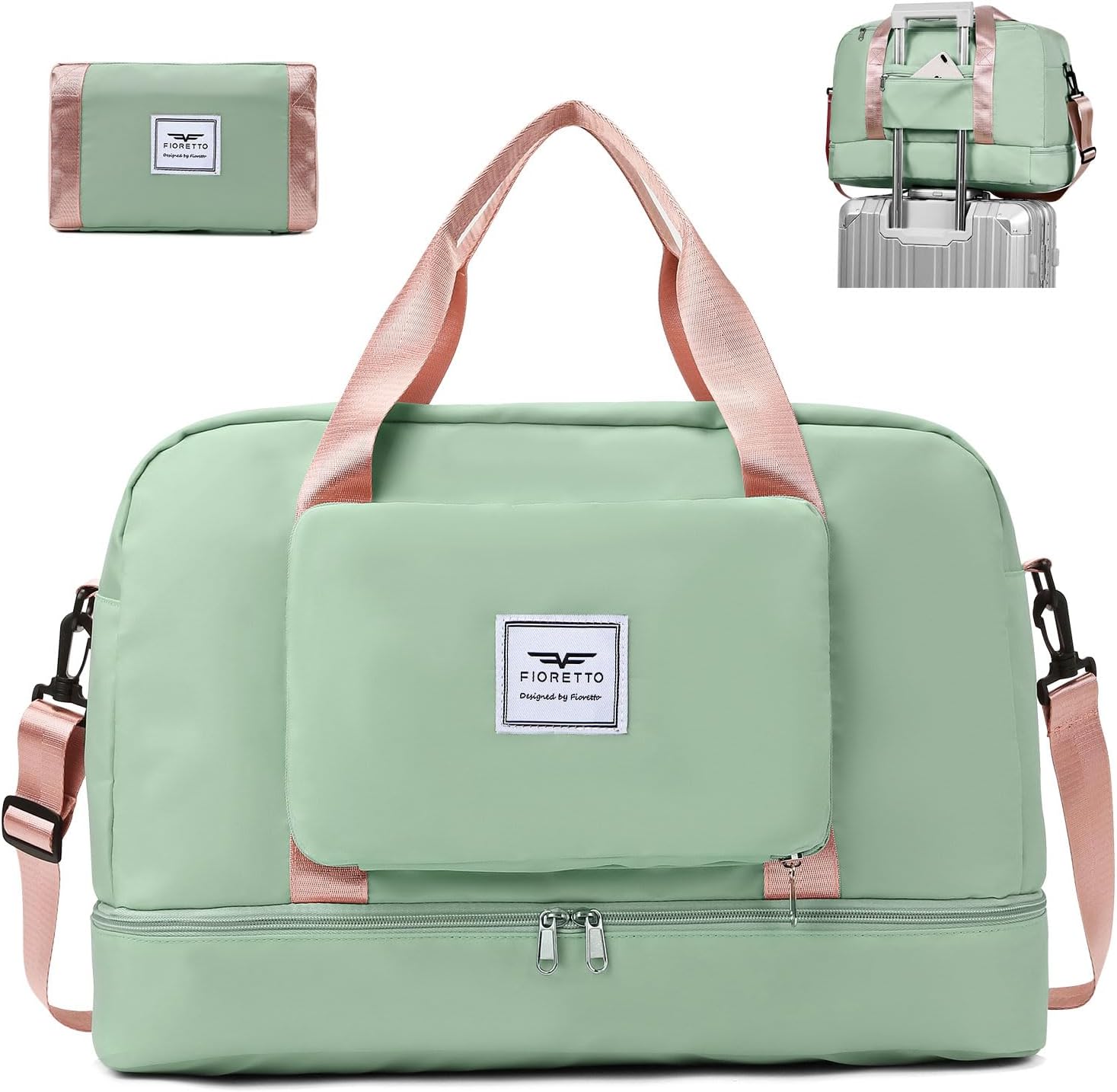 Detalle de FIORETTO Foldable Weekend Bag 45L