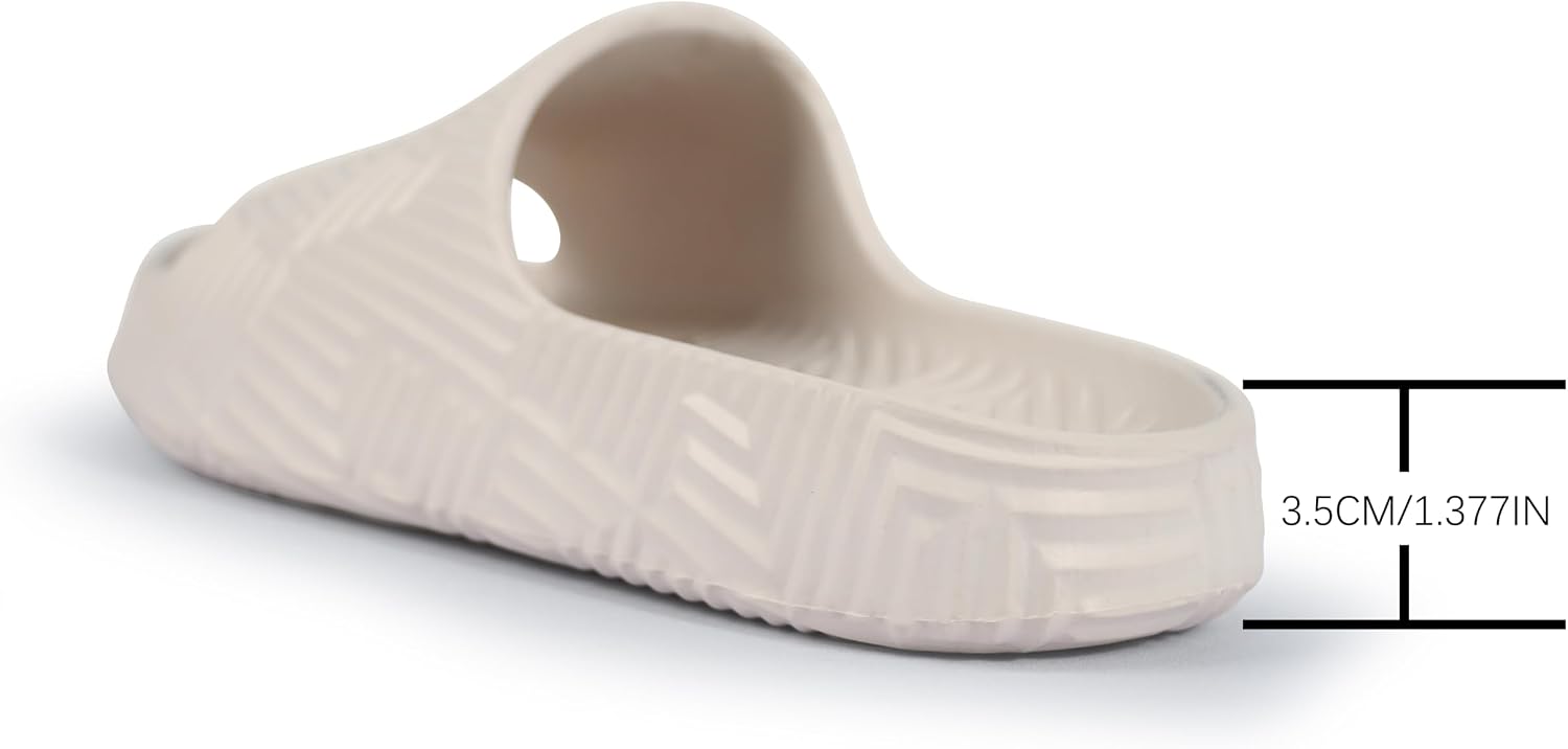 Detalle de Weweya EVA Shower Slides for Men & Women — Non-Slip Bathroom Sandals