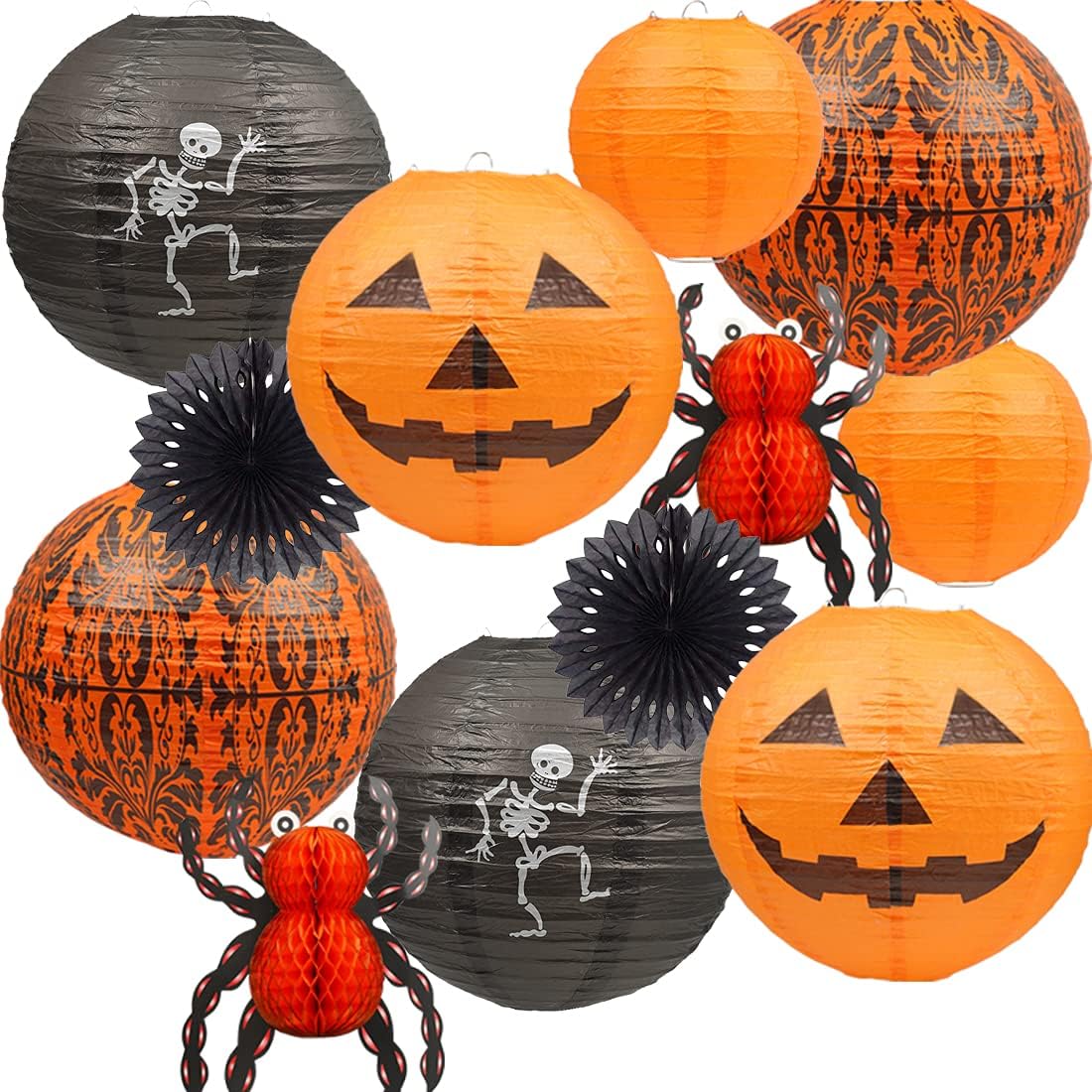 Detalle de UNIQOOO Halloween hanging decorations 12-piece set