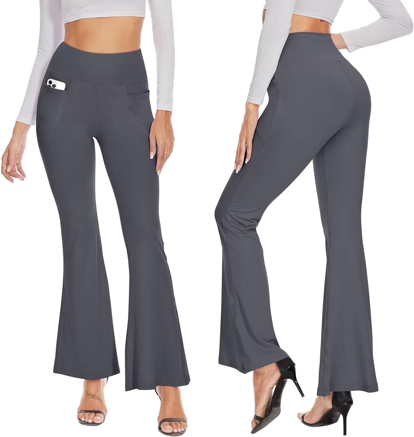 Detalle 2 de TNNZEET flared leggings 5.3 inch high waist