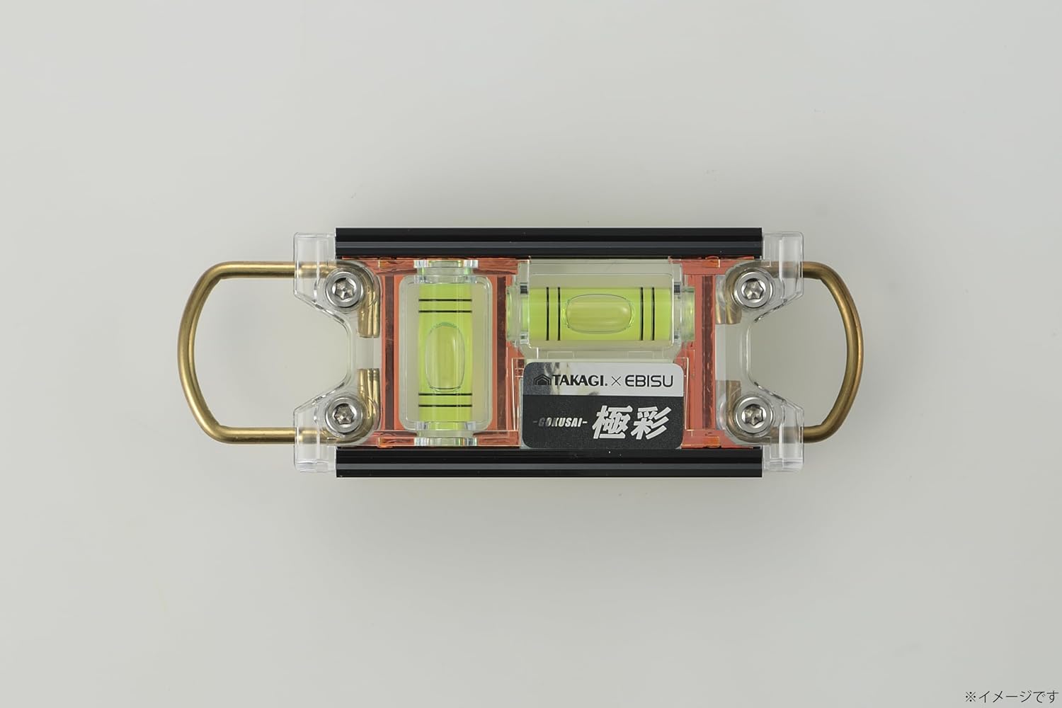 Detalle de 髙儀 TAKAGI×EBISU トビレベル 2 極彩 グリーン TB2-GKG 水平器・強力マグネット・V溝