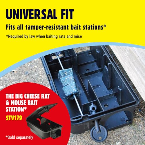 Detalle de The Big Cheese All-Weather Rodent Block – 30 x 10g (Blue)