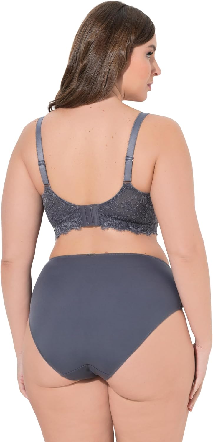 Detalle 2 de Ulla Popken Bralette Grandes Tailles sans Armatures en Dentelle – Bonnets B à E (848624)