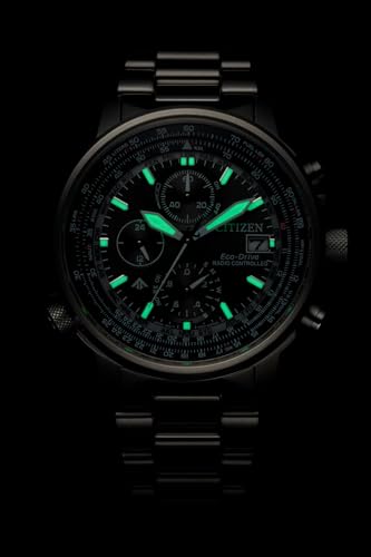 Detalle de Citizen Promaster Sky Eco-Drive Herrenuhr AT8300-58E – Schwarz, 41 mm