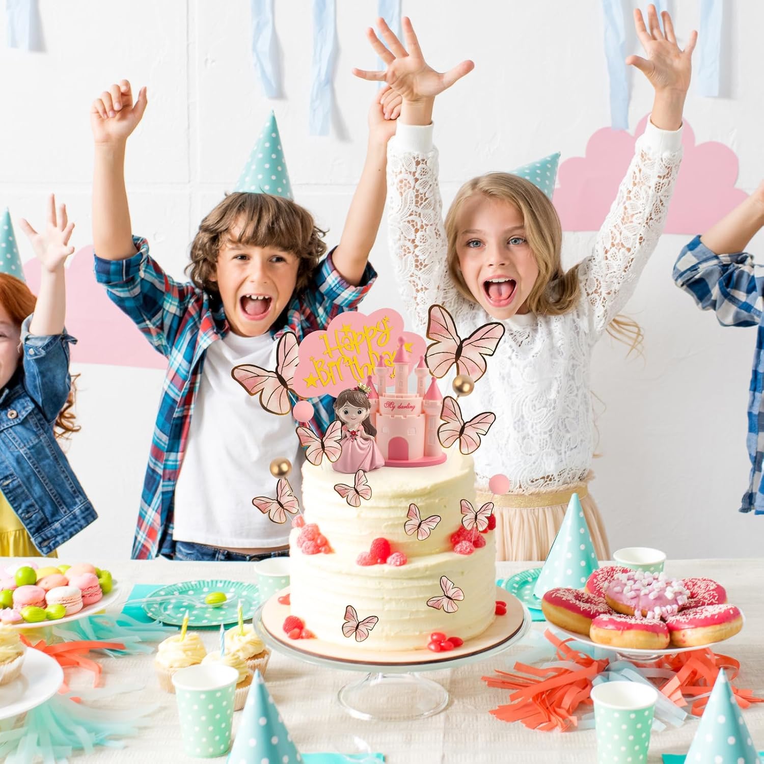Thumbnail 5 de Clvsyh Cake topper princesse, 18 pièces