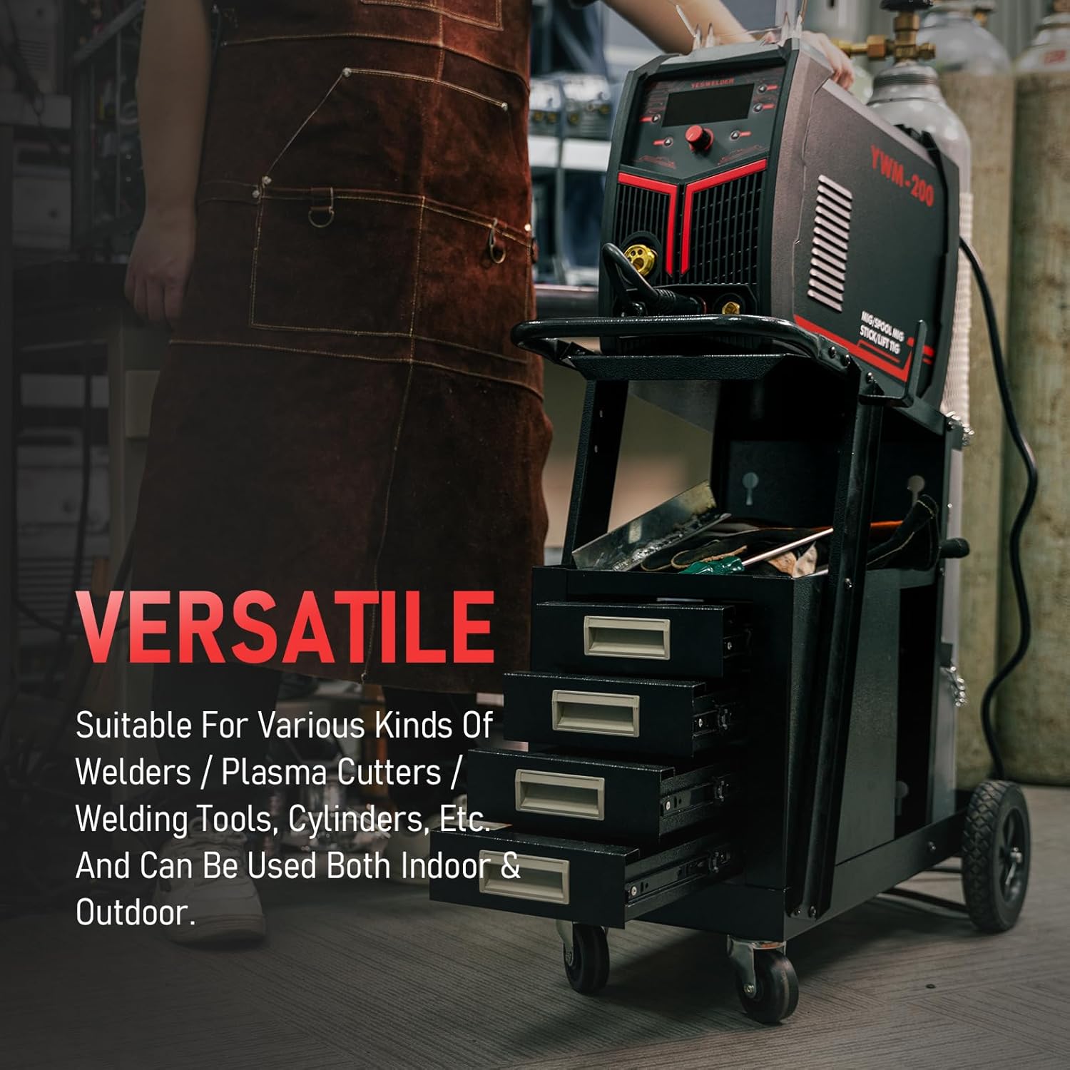 Thumbnail 1 de YESWELDER Welding Cart 245 lb 🛠️