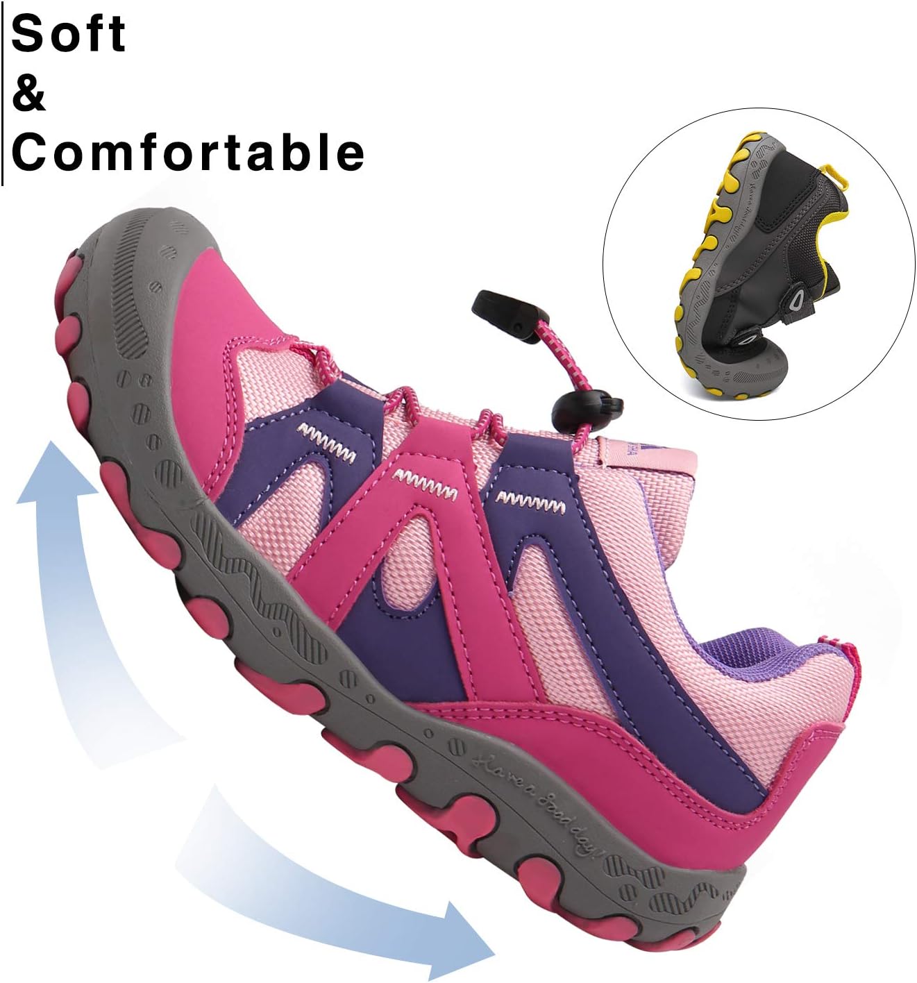 Thumbnail 2 de Mishansha Kids Hiking Boots for Toddlers and Kids