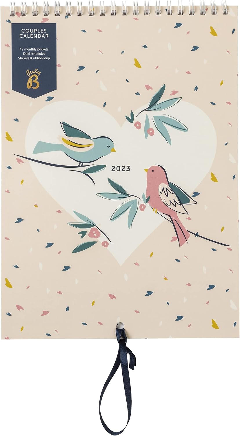 Detalle de Busy B 2026 Wall Calendar for Couples 2026 ๐