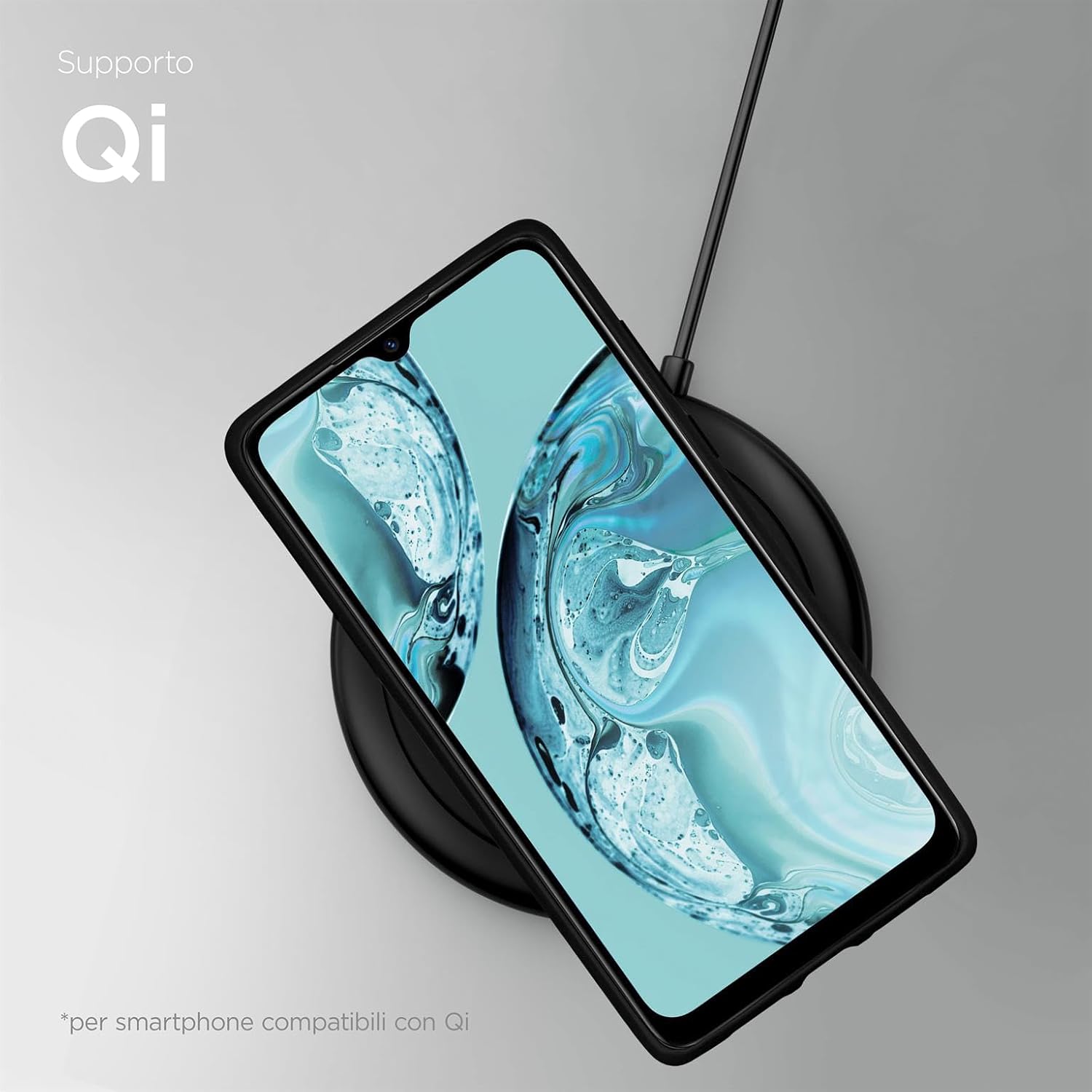 Detalle de ONEFLOW Custodia morbida per Xiaomi Redmi Note 8T: protezione a 360° in silicone opaco
