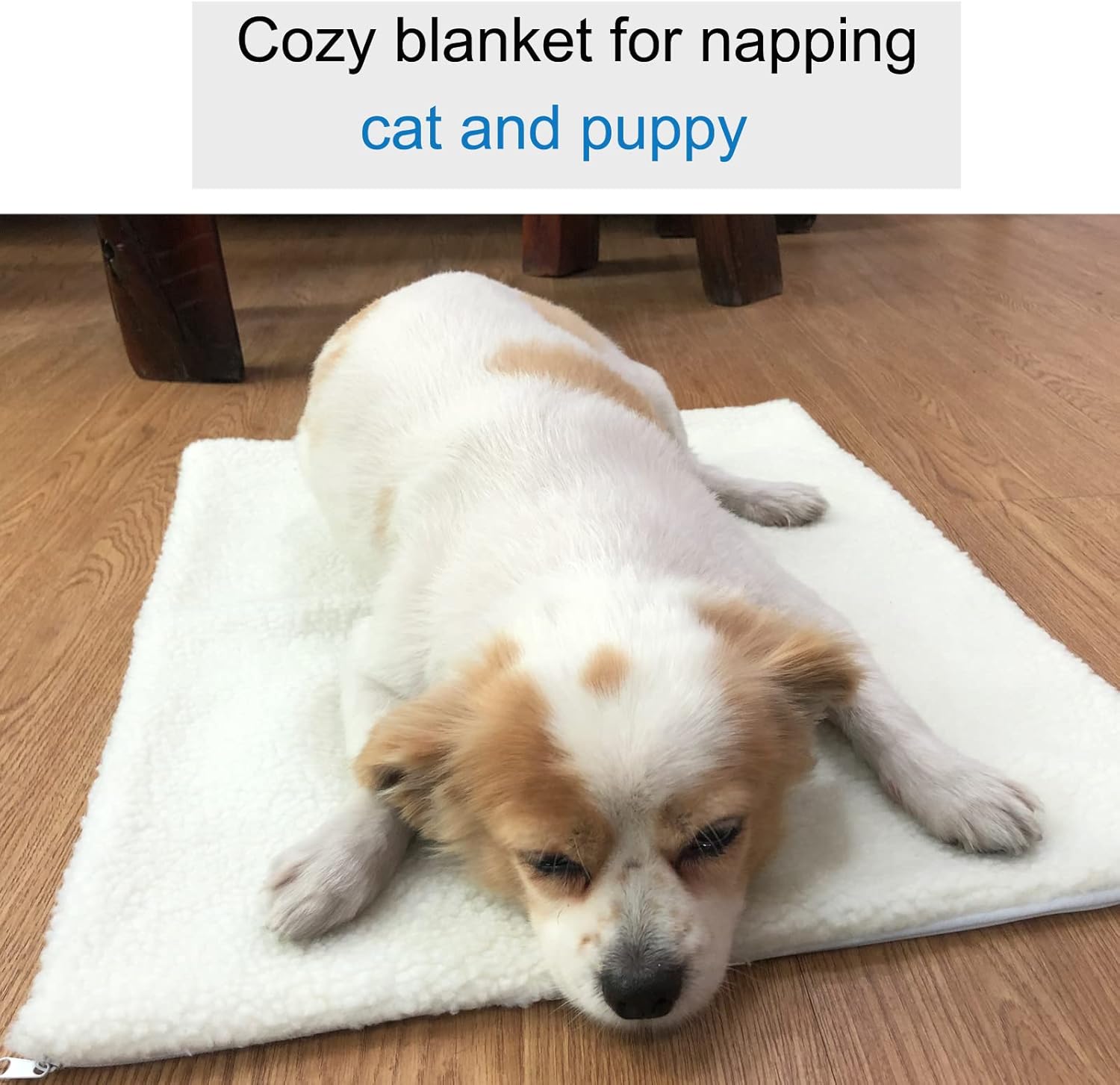 Thumbnail 5 de SUOXU Self-Heating Cat Bed 60x45cm – Plush, Non-Slip, Washable Heated Pad for Indoor & Outdoor Pets