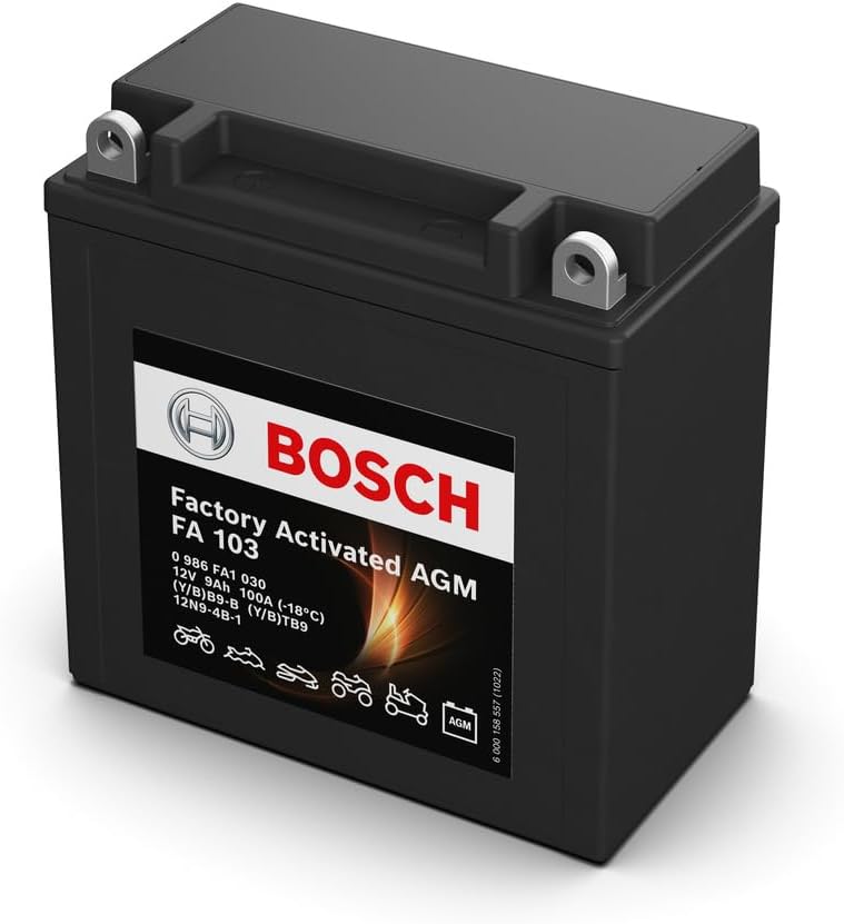 Thumbnail 2 de Bosch FA103 AGM-Motorradbatterie 9Ah 🏍