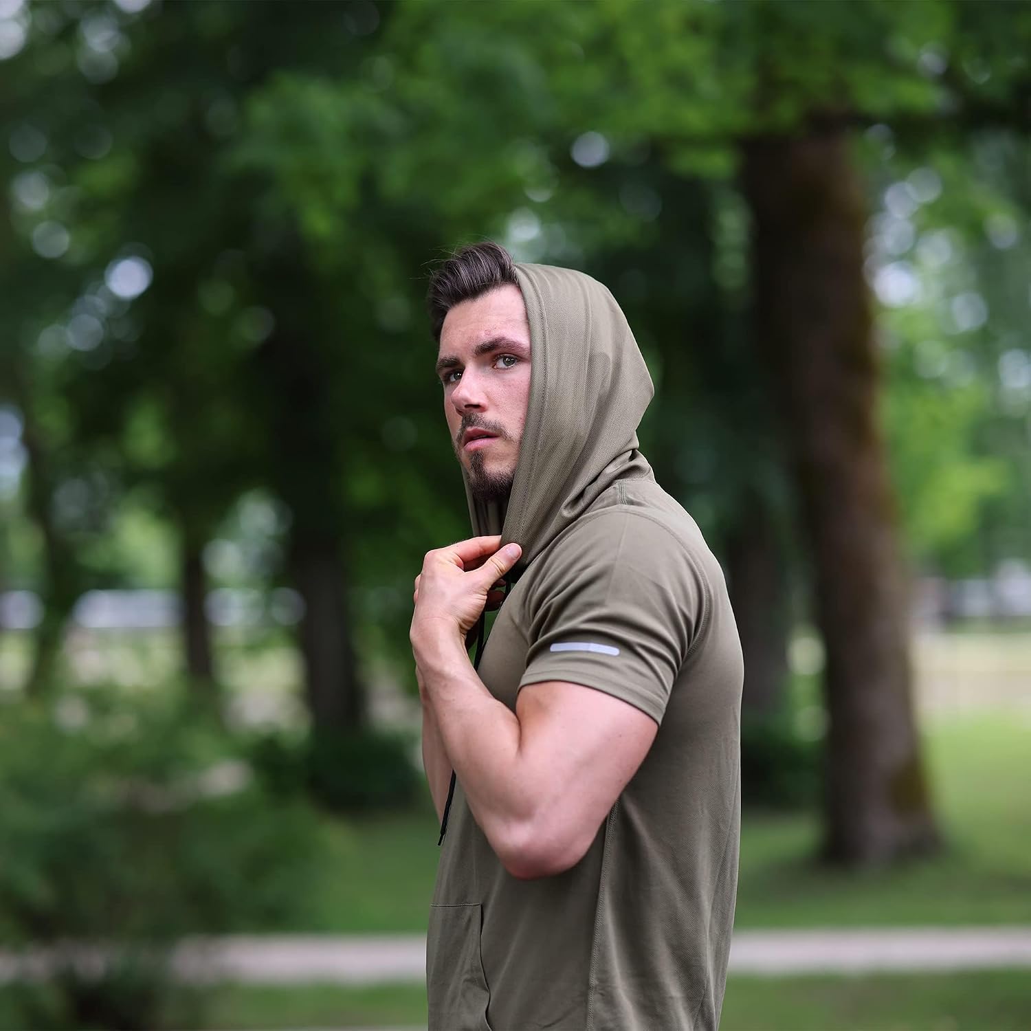 Detalle 2 de HUAKANG 3 pièces t-shirt sport homme