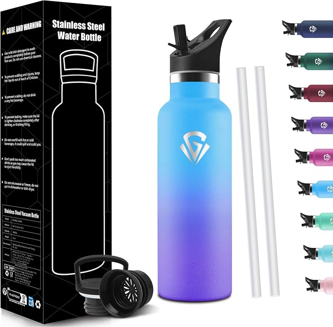 Detalle de HoneyHolly Botella Agua Niños, Térmico 500ml 🥤