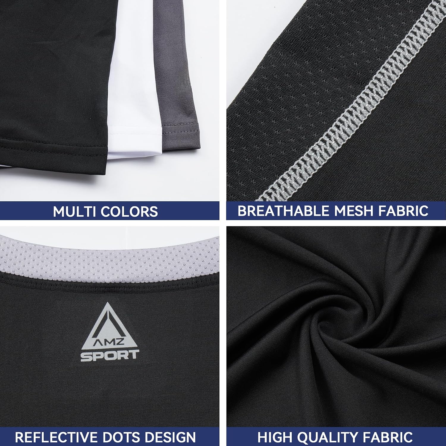 Detalle de AMZSPORT Maglietta compressione uomo 5%