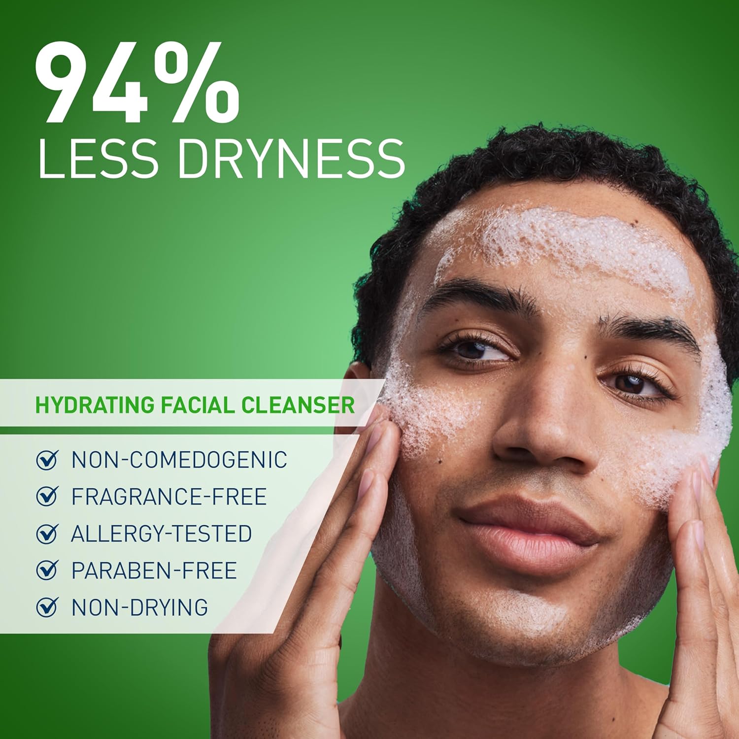 Detalle 2 de CeraVe Hydrating Facial Cleanser for Dry Skin