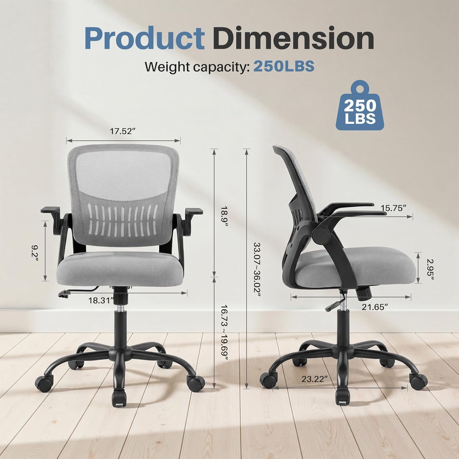 Thumbnail 2 de DUMOS Mesh Office Chair