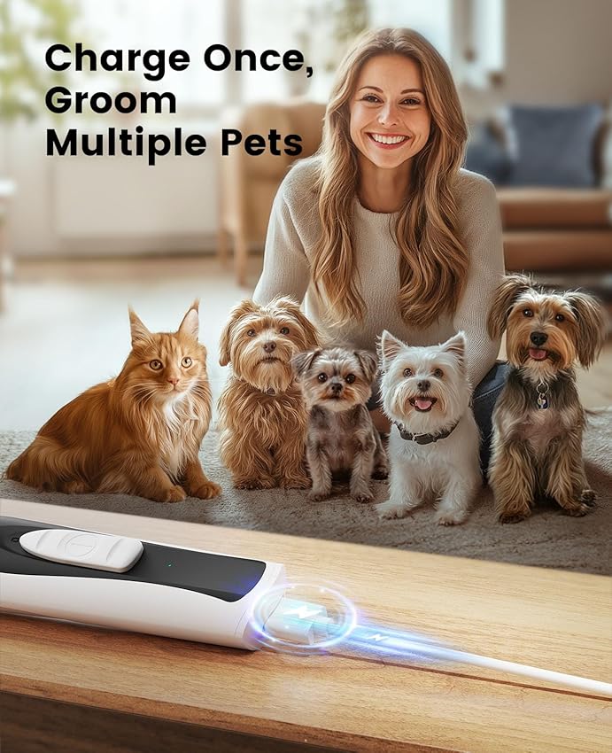 Thumbnail 3 de oneisall Máquina cortapelos profesional para perros y gatos