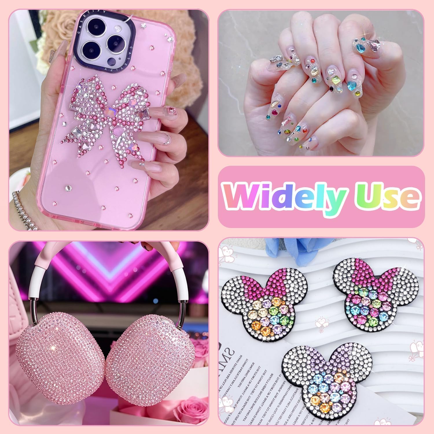 Thumbnail 6 de NXPUXP 40 Colours Bedazzling Kit Resin Rhinestones 36000pcs