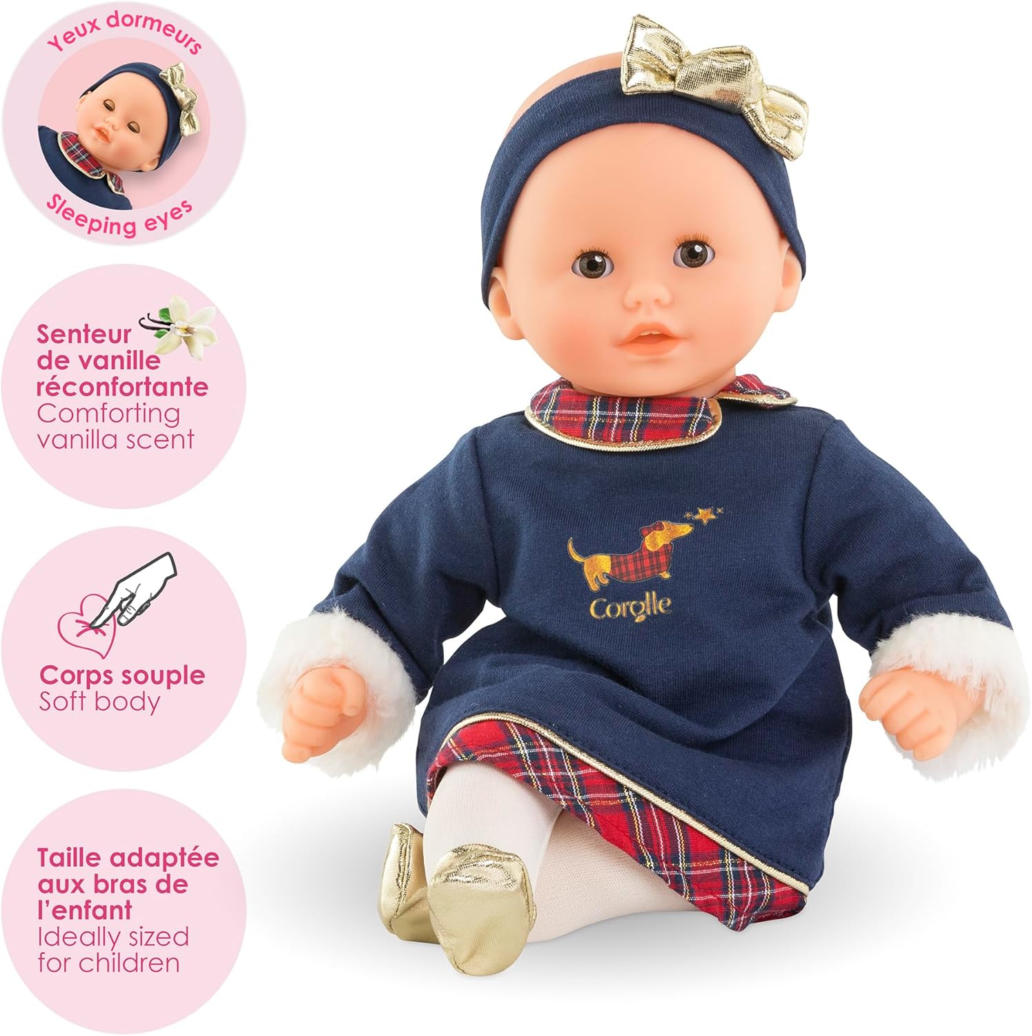 Thumbnail 2 de Corolle - Mon Premier Poupon Bébé Calin Margaux en Fêtes, 30 cm (dès 18 mois)