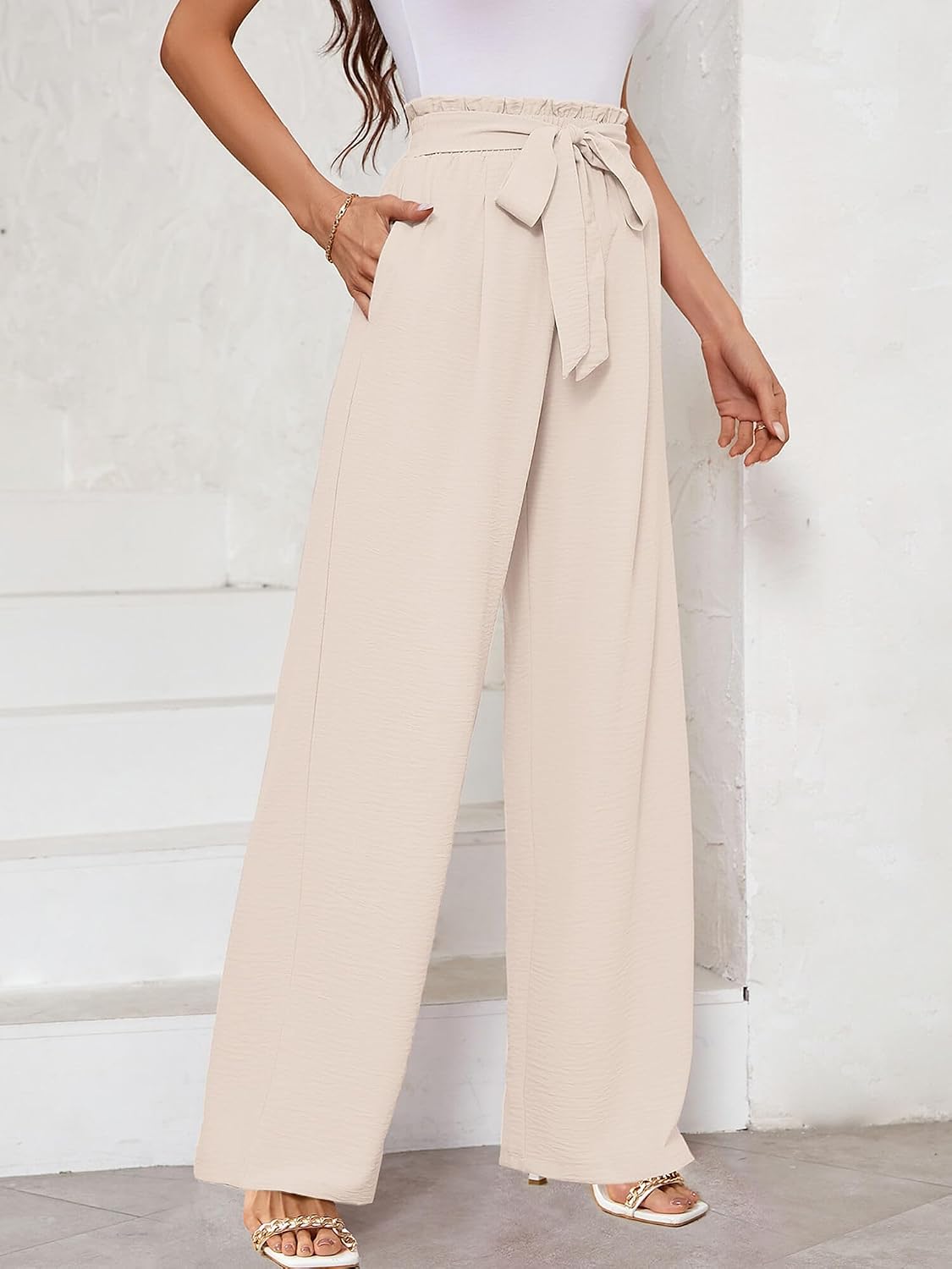 Thumbnail 6 de KORSIS Women's Wide-Leg Lounge Pants, Polyester