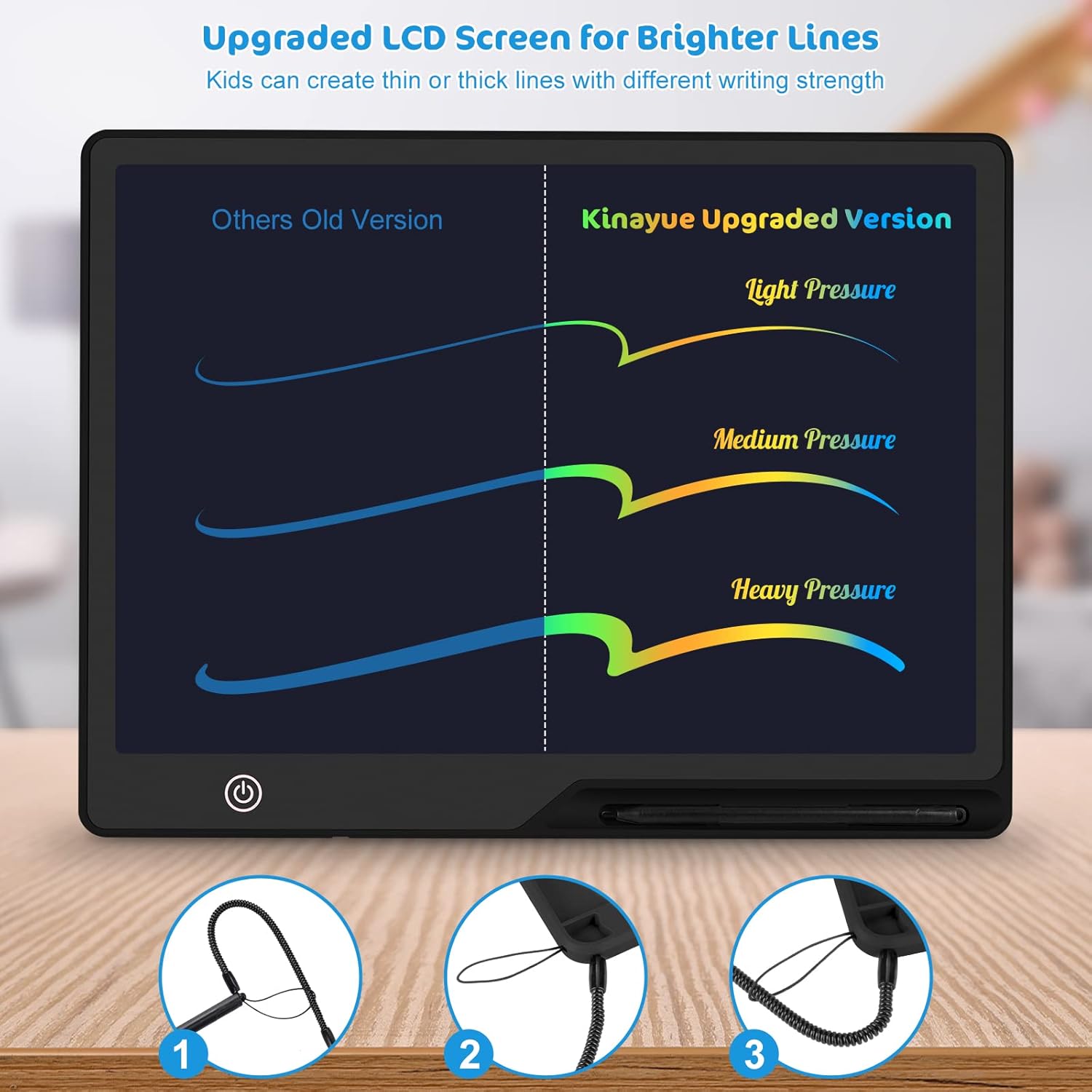 Thumbnail 3 de LCD-Schreibtablett für Kinder 16 Zoll – wiederaufladbar, robust und kinderfreundlich