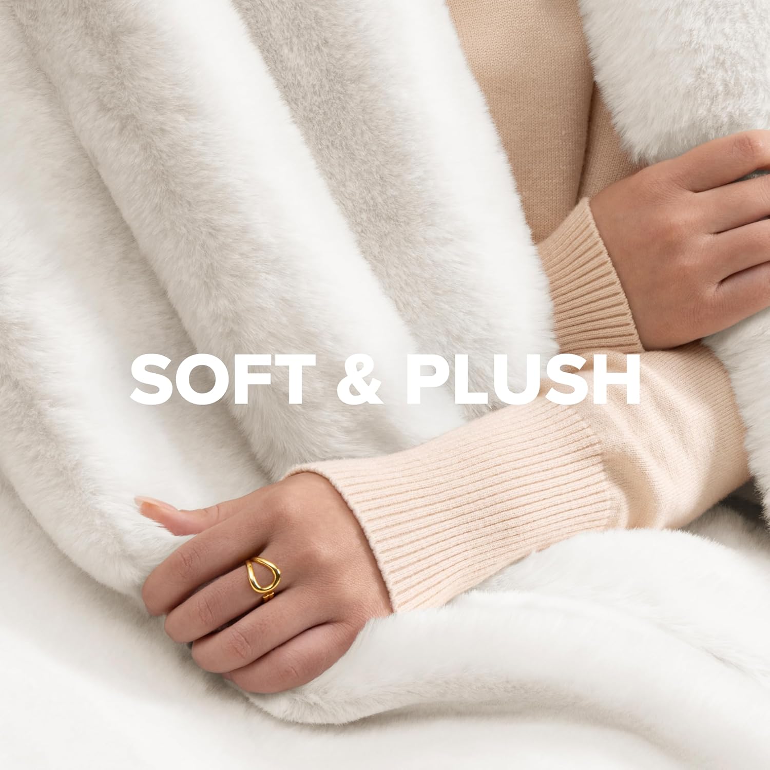 Thumbnail 6 de UGG Euphoria Plush Faux Fur Throw 50×70 🛋