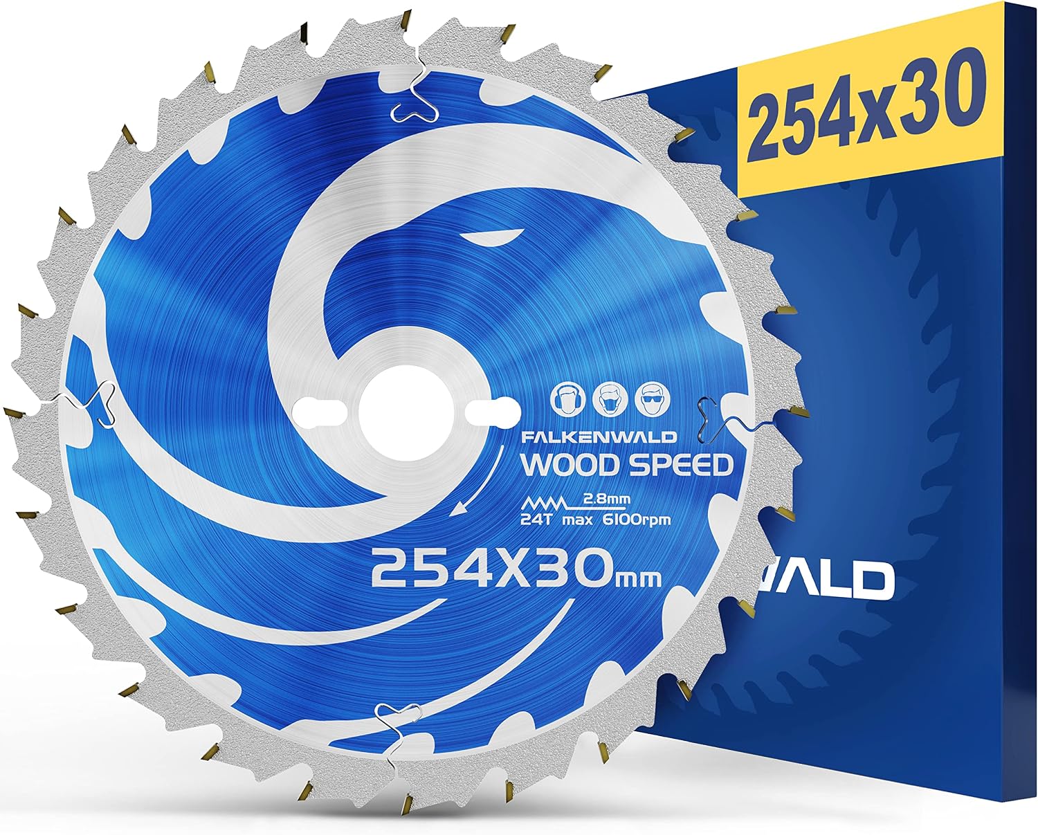 Thumbnail 6 de FALKENWALD Sägeblatt Holz 115 mm (Kreissägeblatt 115 x 22,23 mm) für Holz