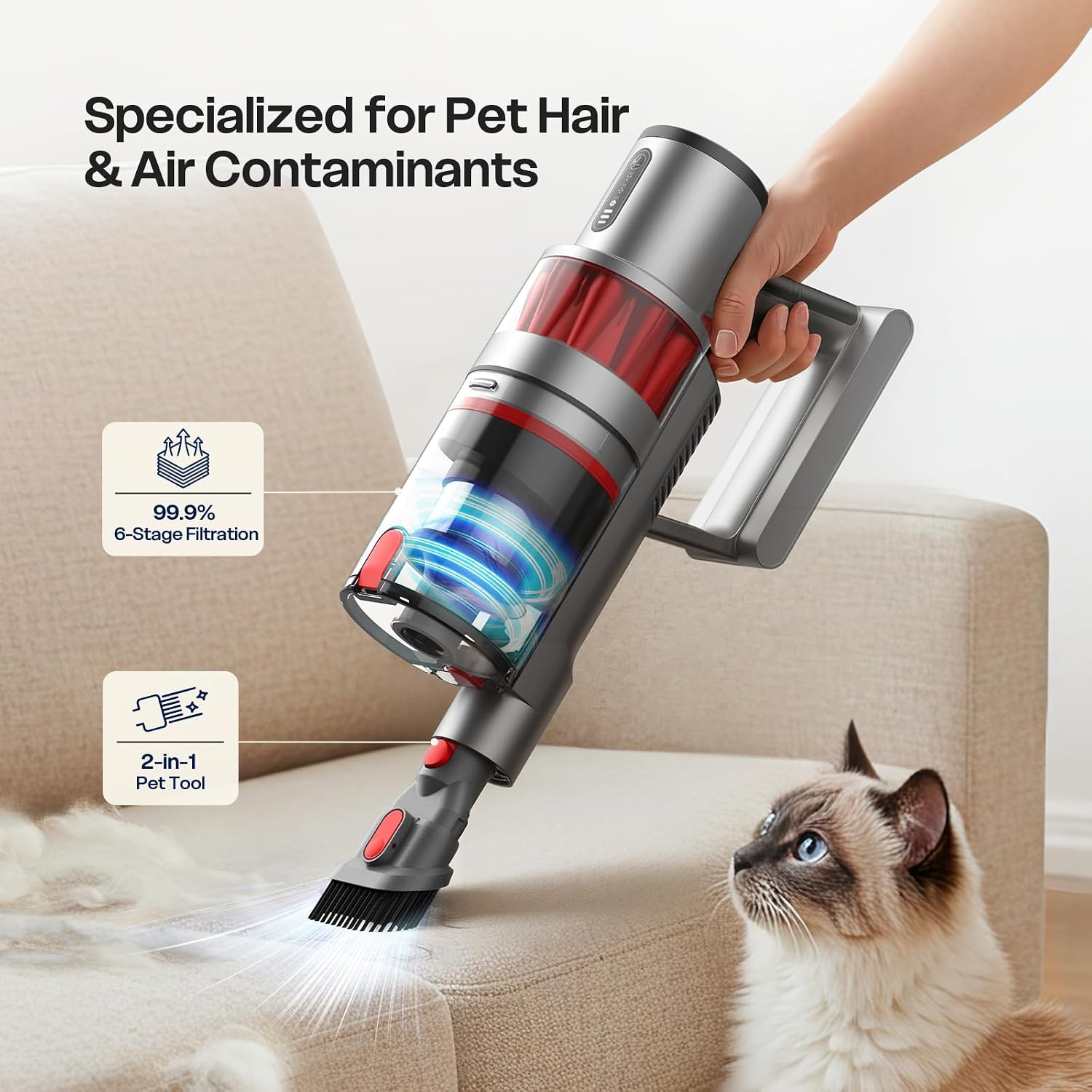 Thumbnail 5 de ToyMade Cordless Vacuum Cleaner 600W 50KPa
