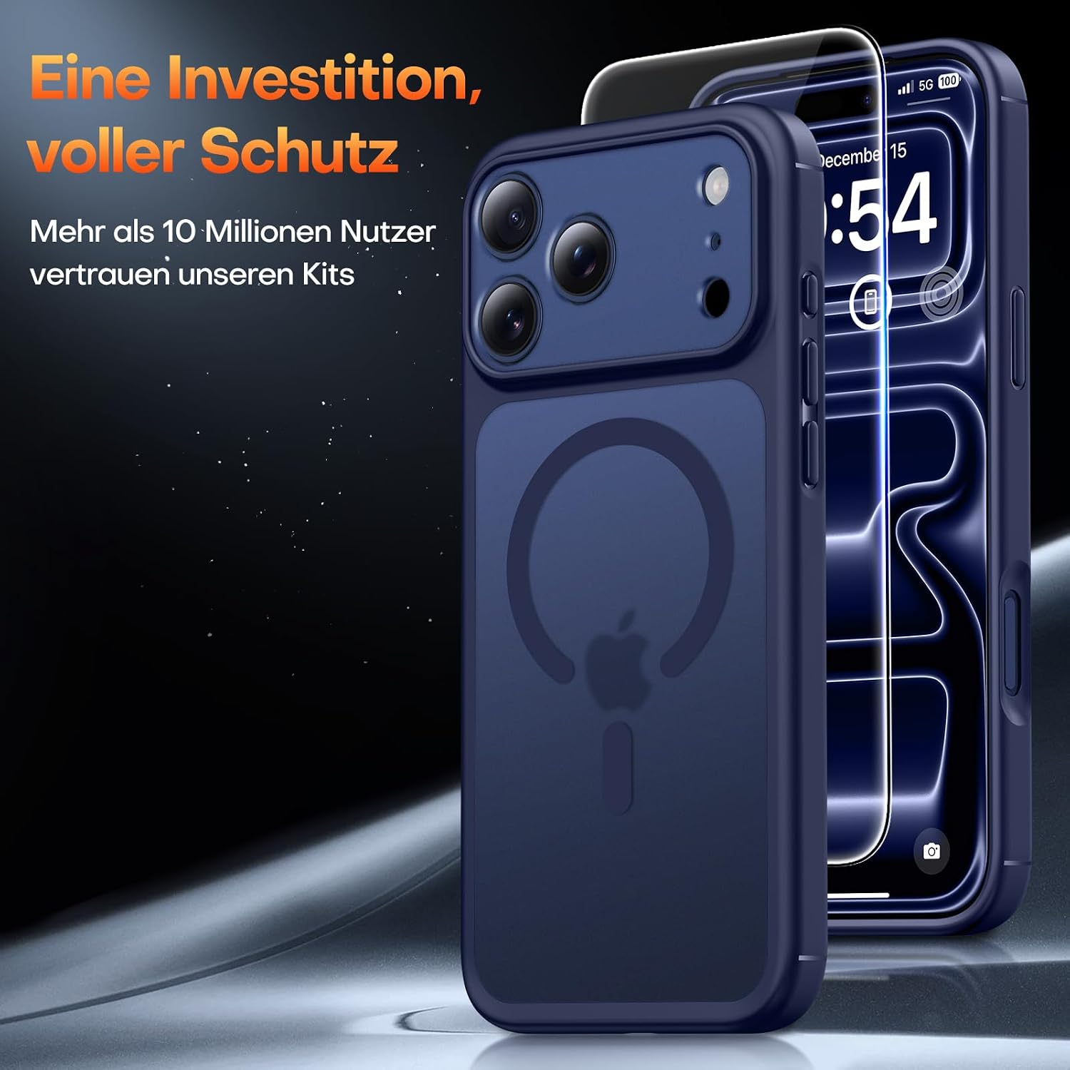 Detalle 2 de TAURI iPhone 17 Pro Max Hülle 6,9" Stoßfest