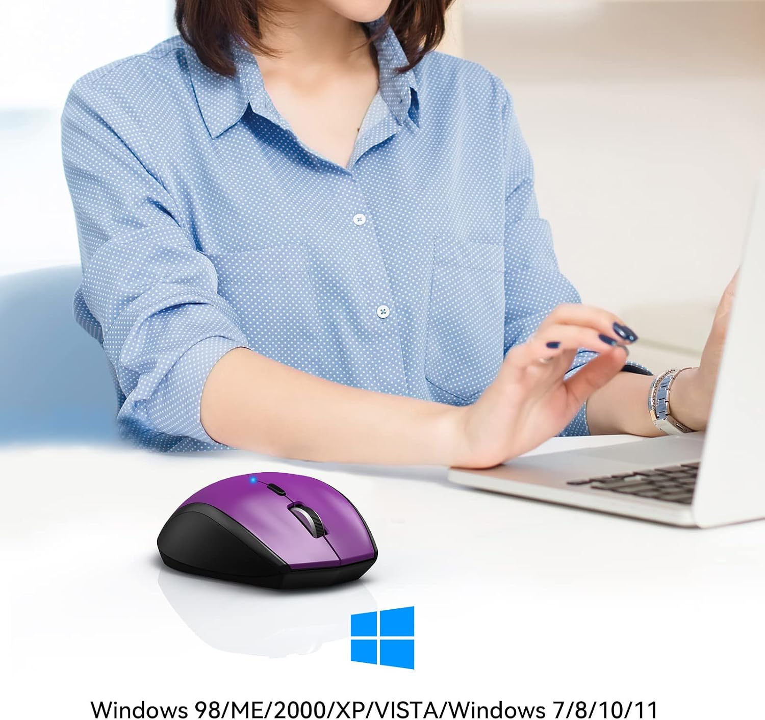 Thumbnail 6 de TECKNET Classic Bluetooth Mouse: 4800 DPI, dual BT modes and 24‑month battery life