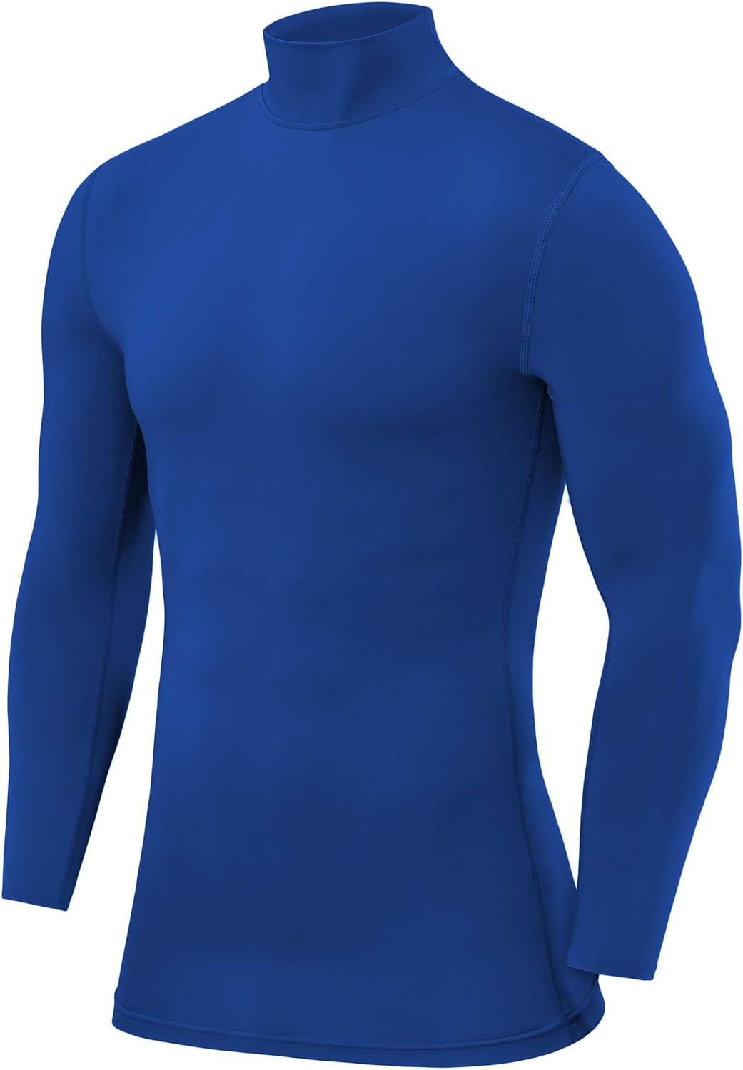 Detalle de PowerLayer Men’s and Boys’ Compression Base Layer Top Long Sleeve Mock Neck