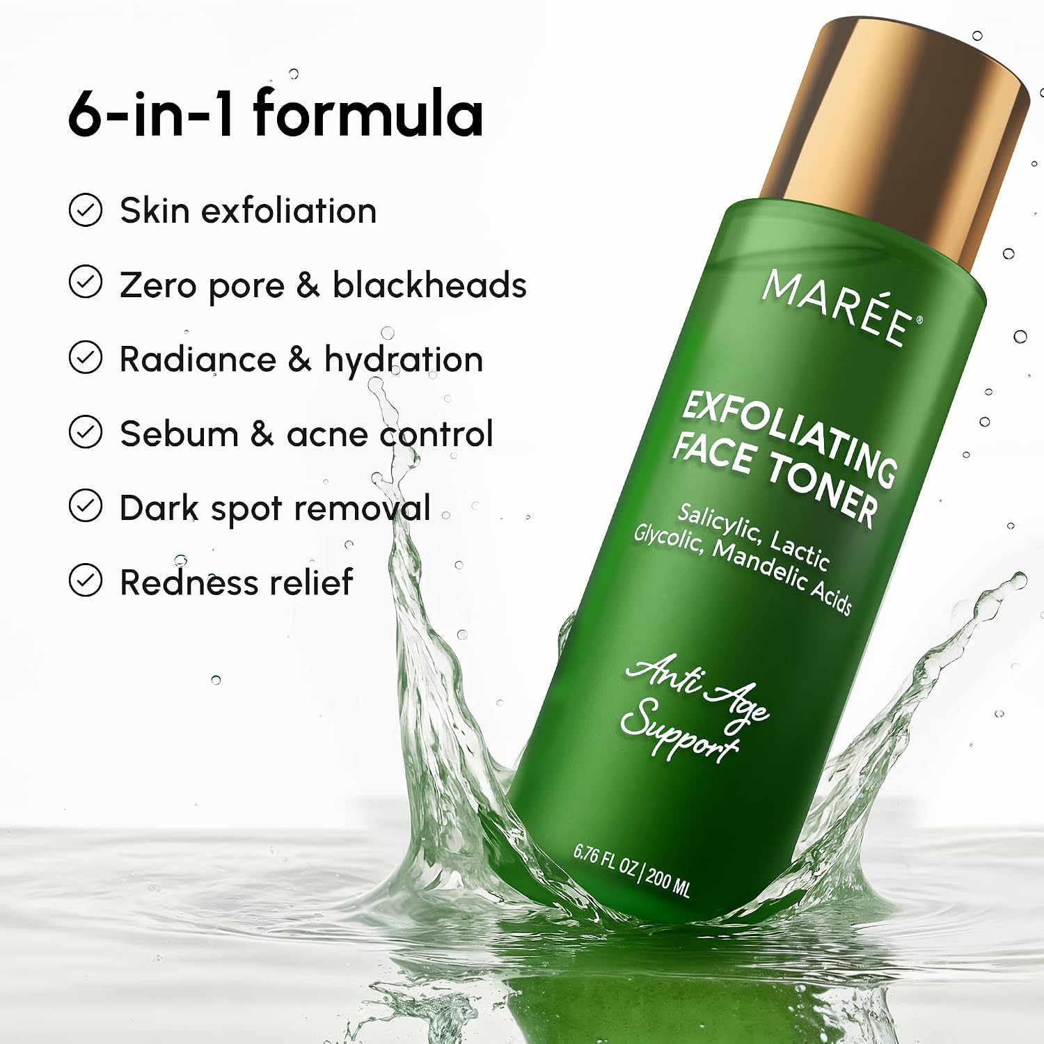 Detalle de MAREE Exfoliating Toner with Salicylic Acid