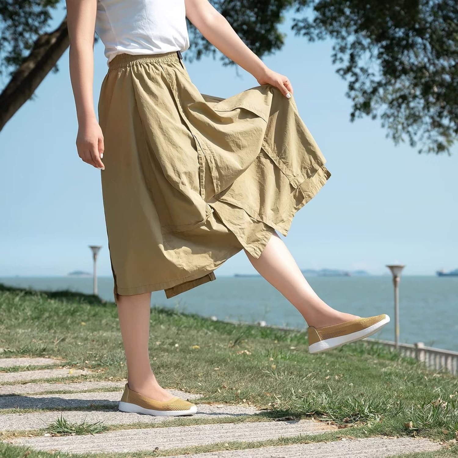 Thumbnail 1 de TIOSEBON Womens Slip On Loafers: Breathable, Low-Top Comfort for Everyday Use