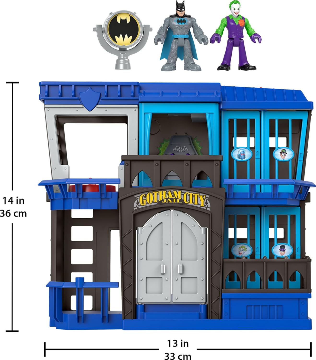 Thumbnail 5 de Fisher-Price Imaginext DC Super Friends Prigione di Gotham City: playset prigione con Batman e Joker