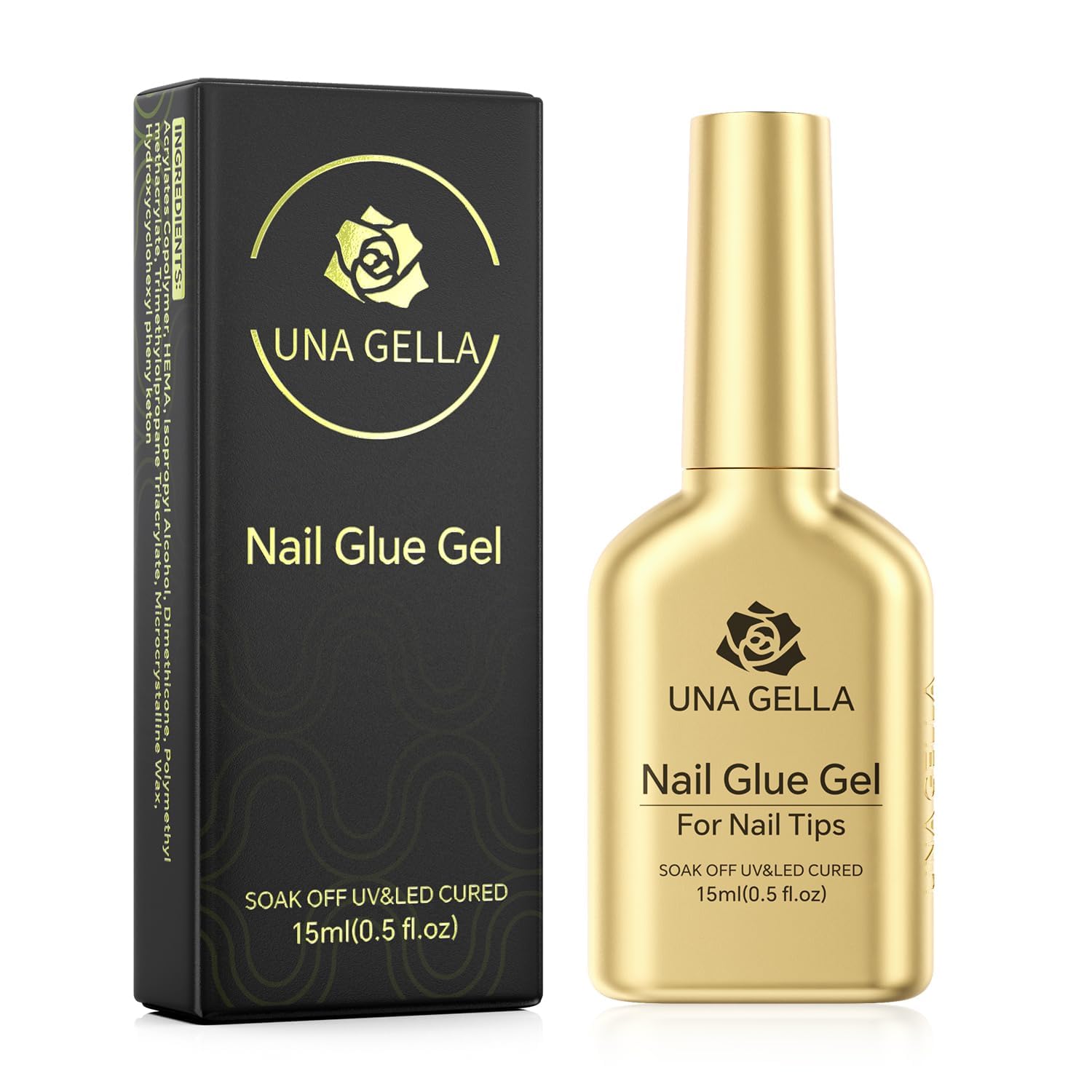 Detalle de UNA GELLA 6 in 1 UV Nagelkleber 15ml