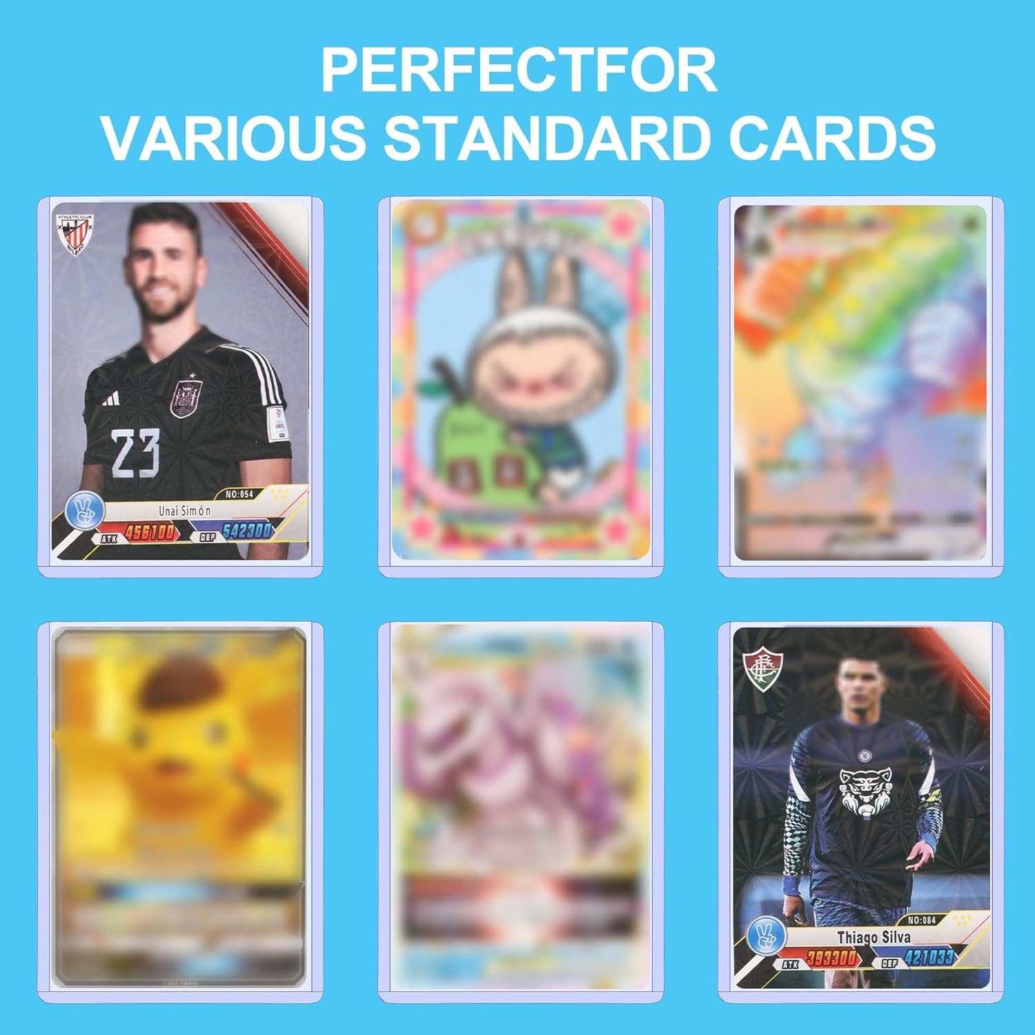 Thumbnail 4 de 400 Card Sleeves Top Loaders (3" x 4") + Soft Sleeves for Trading Cards, Hard PVC Protectors